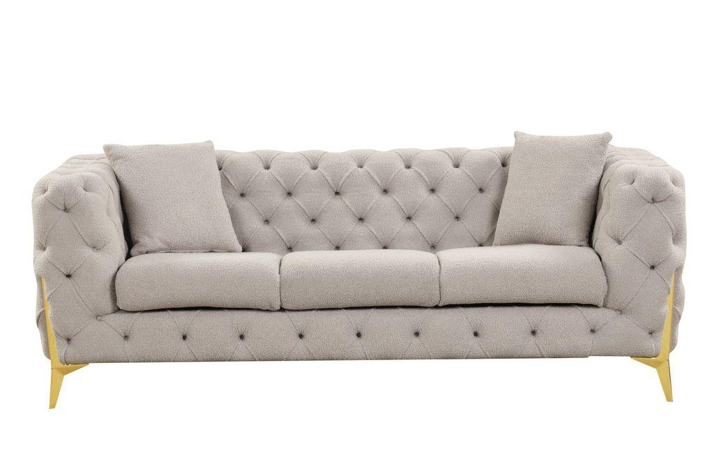 

        
Galaxy Home Furniture CONTEMPO Sofa Set Gray Velvet 601955549936

