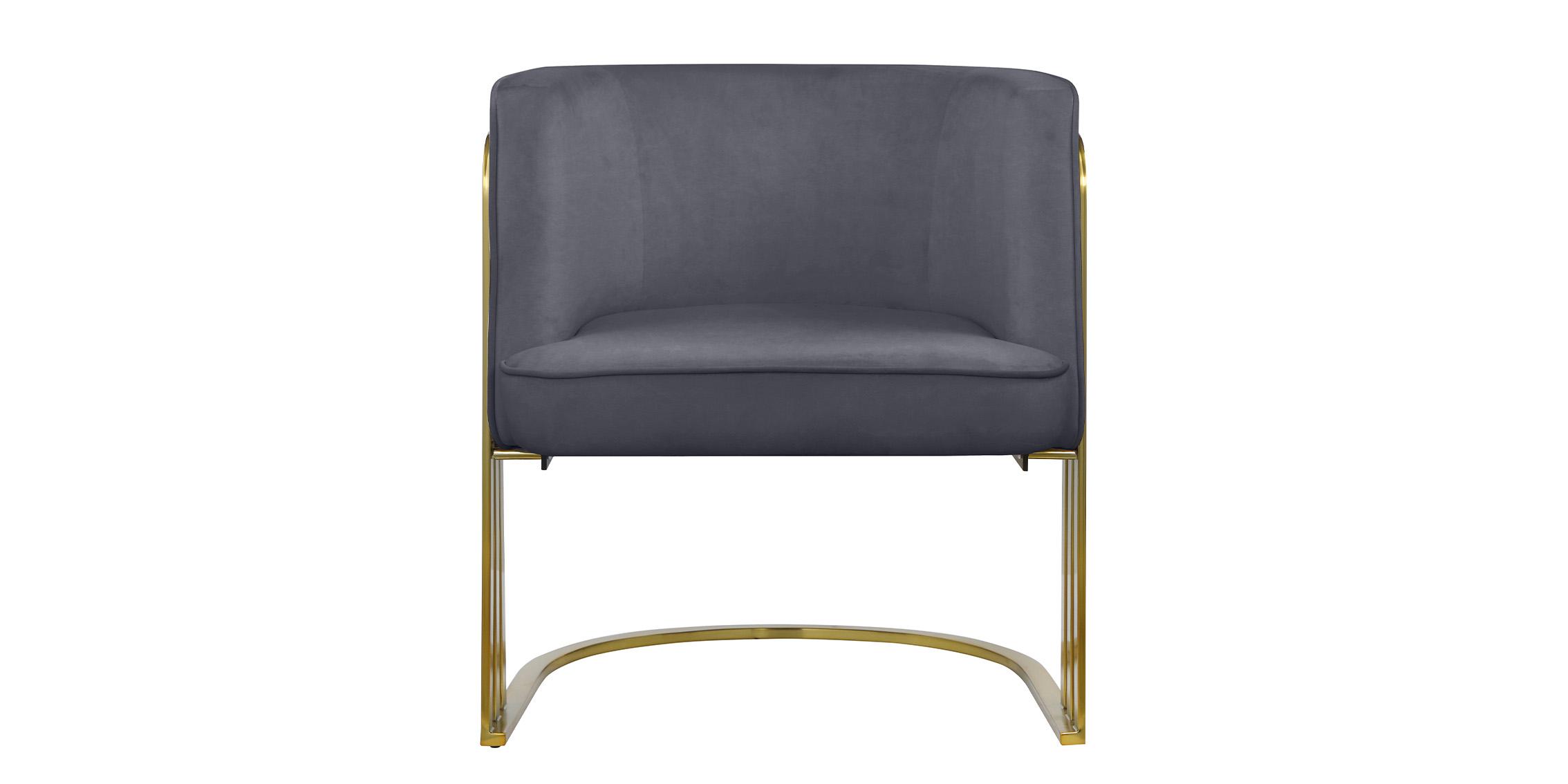 

    
Meridian Furniture RAYS 533Grey Accent Chair Gray/Gold 533Grey
