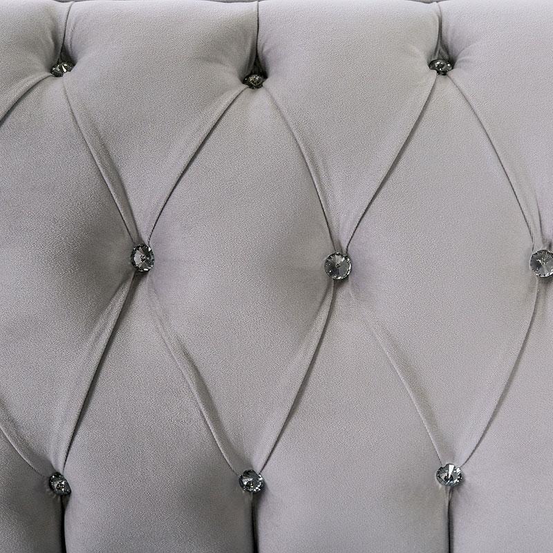 

    
SM2283-2PC Transitional Gray Velvet-like Fabric Sofa and Loveseat Furniture of America Silvan
