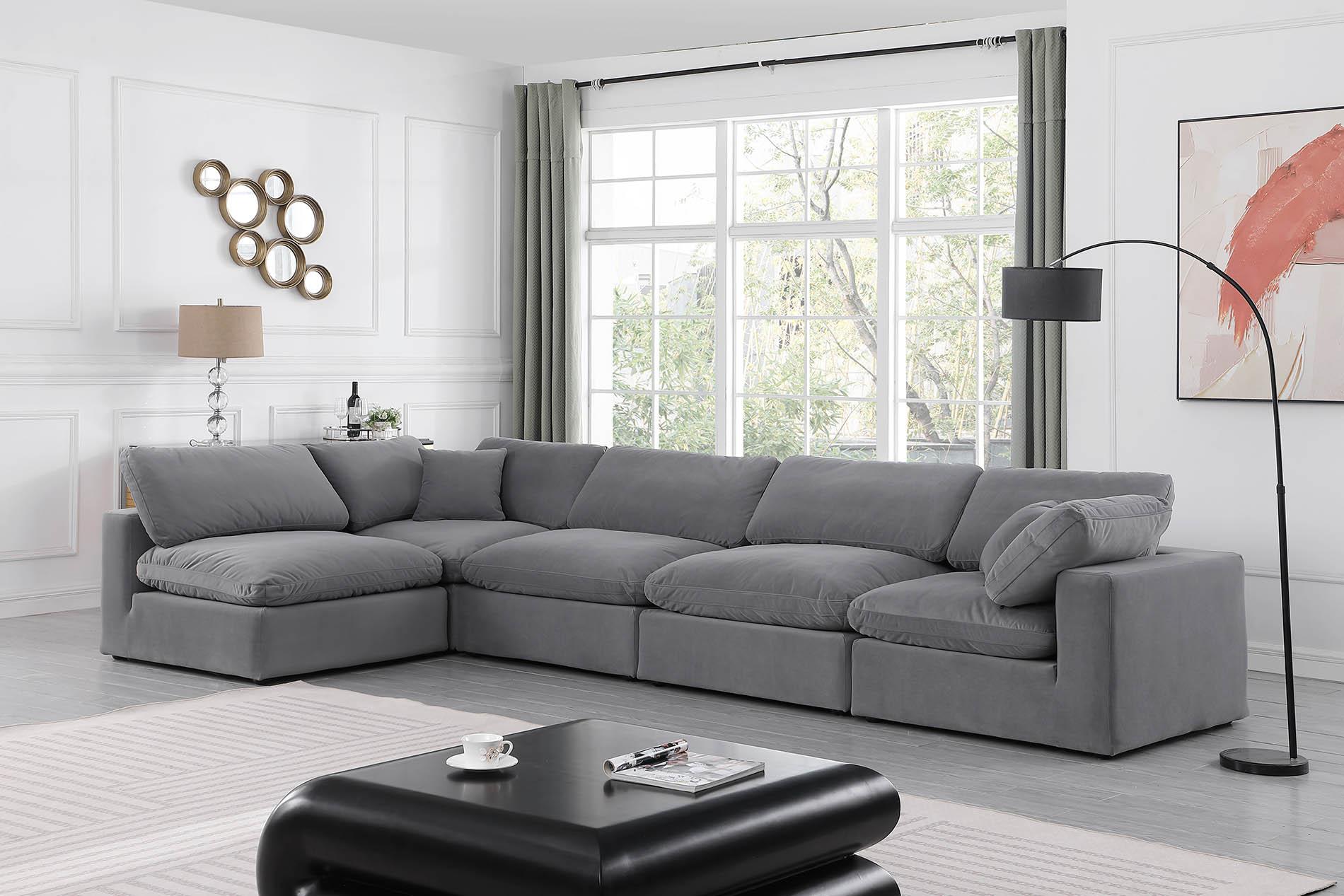 

    
Meridian Furniture 189Grey-Sec5D Modular Sectional Gray 189Grey-Sec5D
