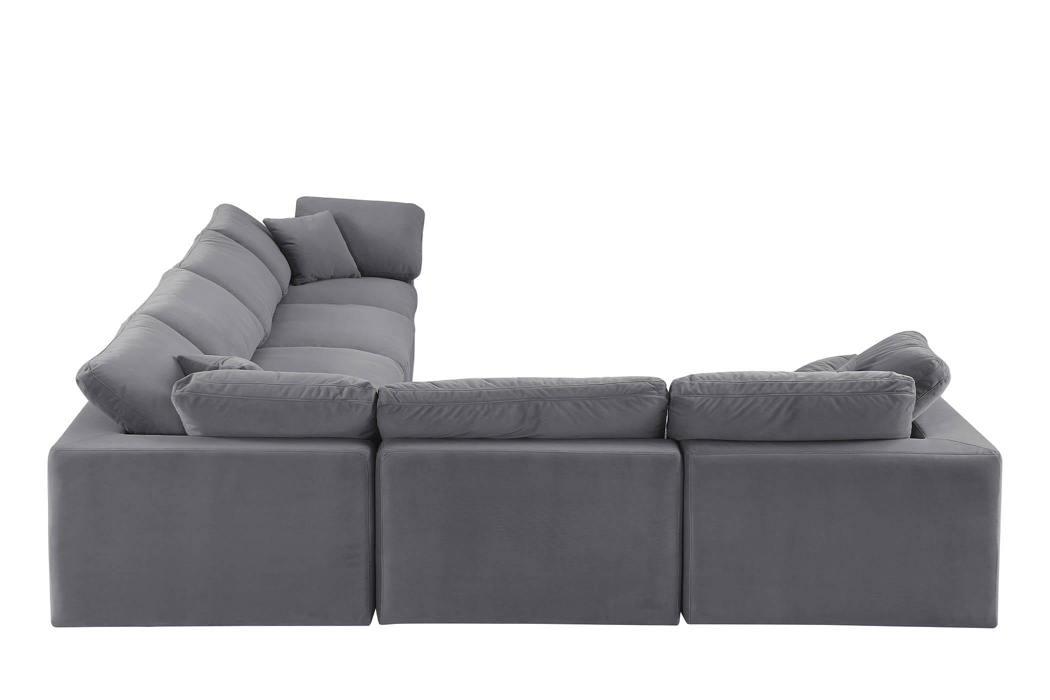 

        
Meridian Furniture 189Grey-Sec6A Modular Sectional Gray Velvet 094308289854
