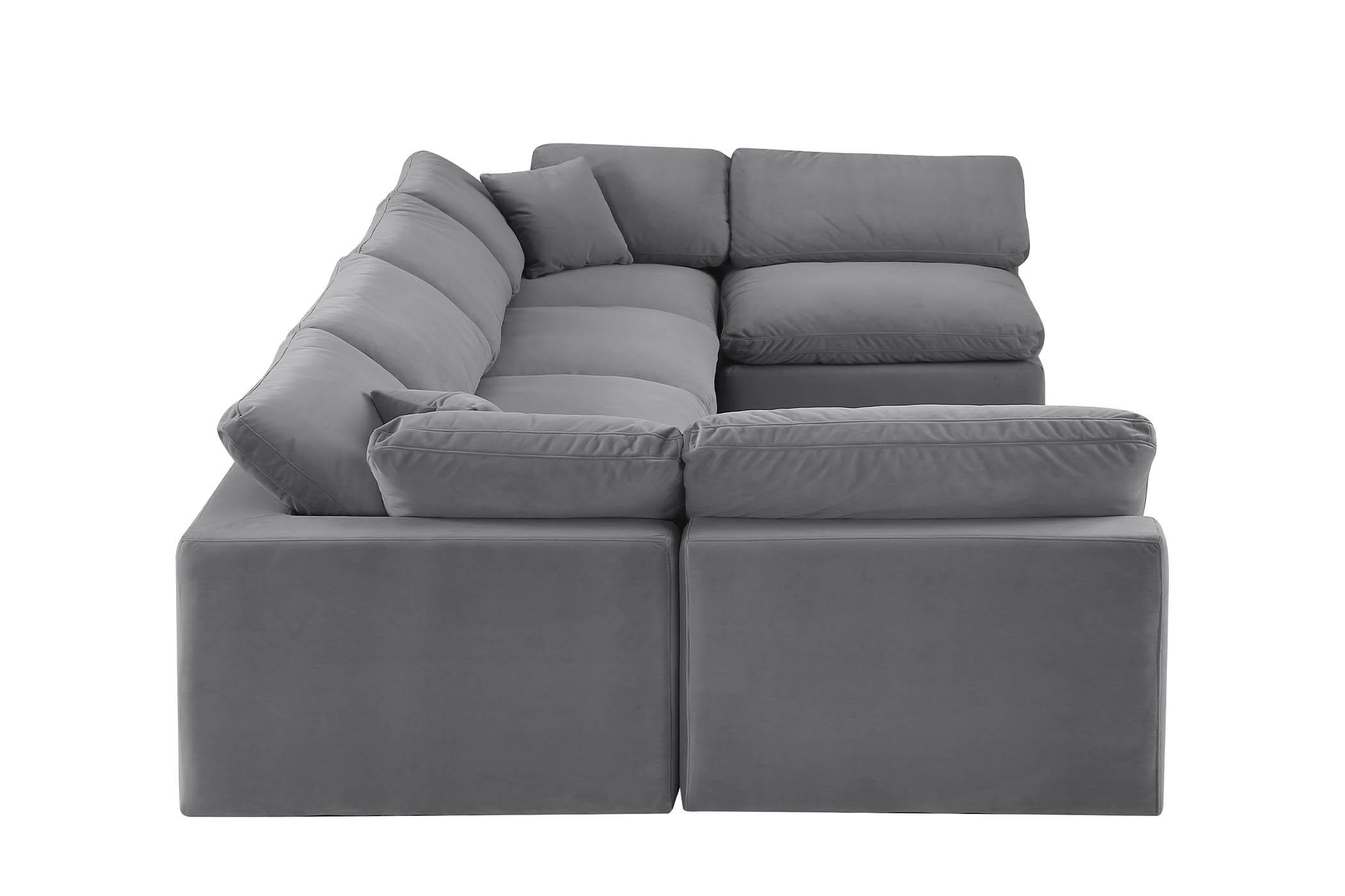 

        
Meridian Furniture 189Grey-Sec6D Modular Sectional Gray Velvet 094308289885
