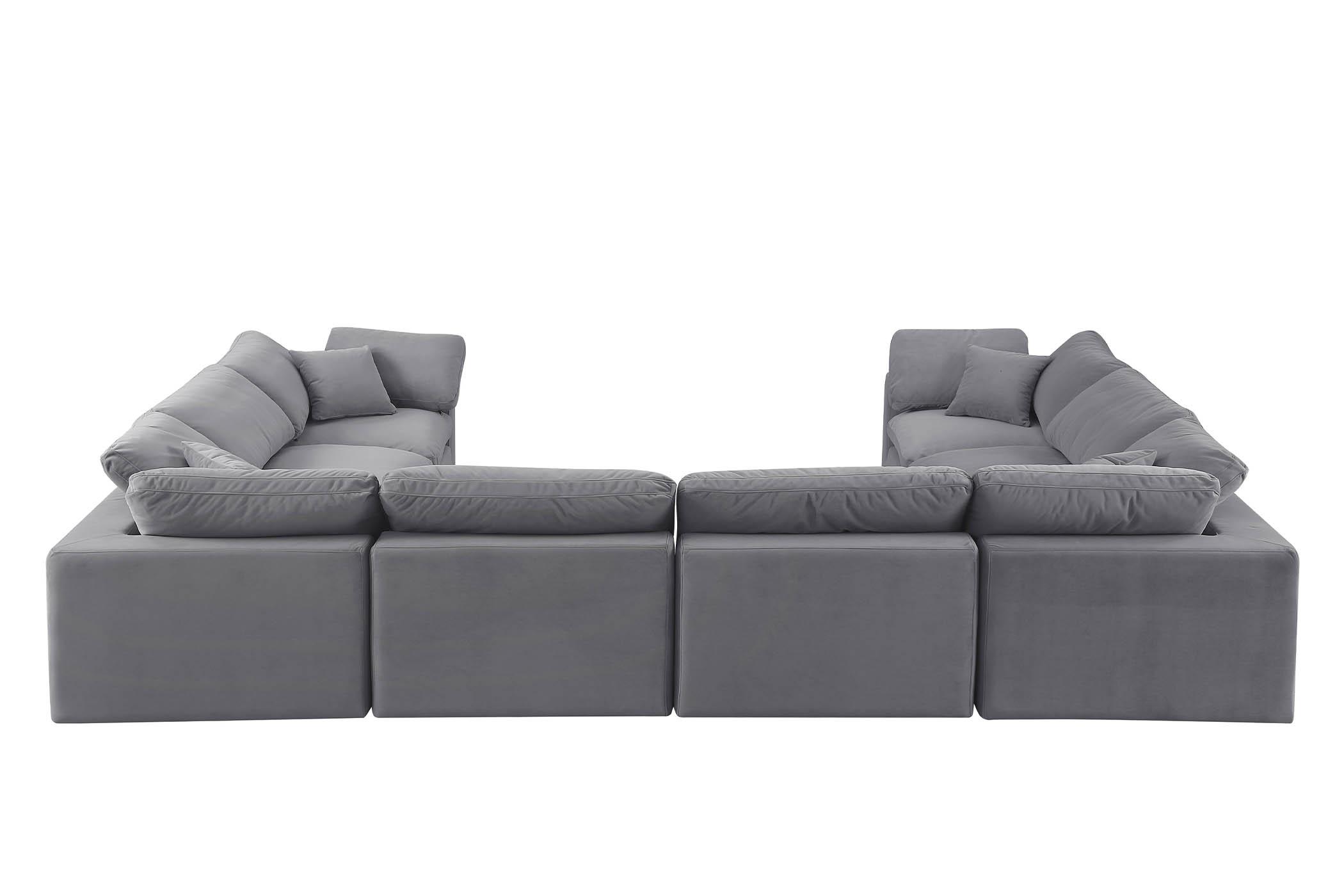 

        
Meridian Furniture 189Grey-Sec8A Modular Sectional Gray Velvet 094308289915
