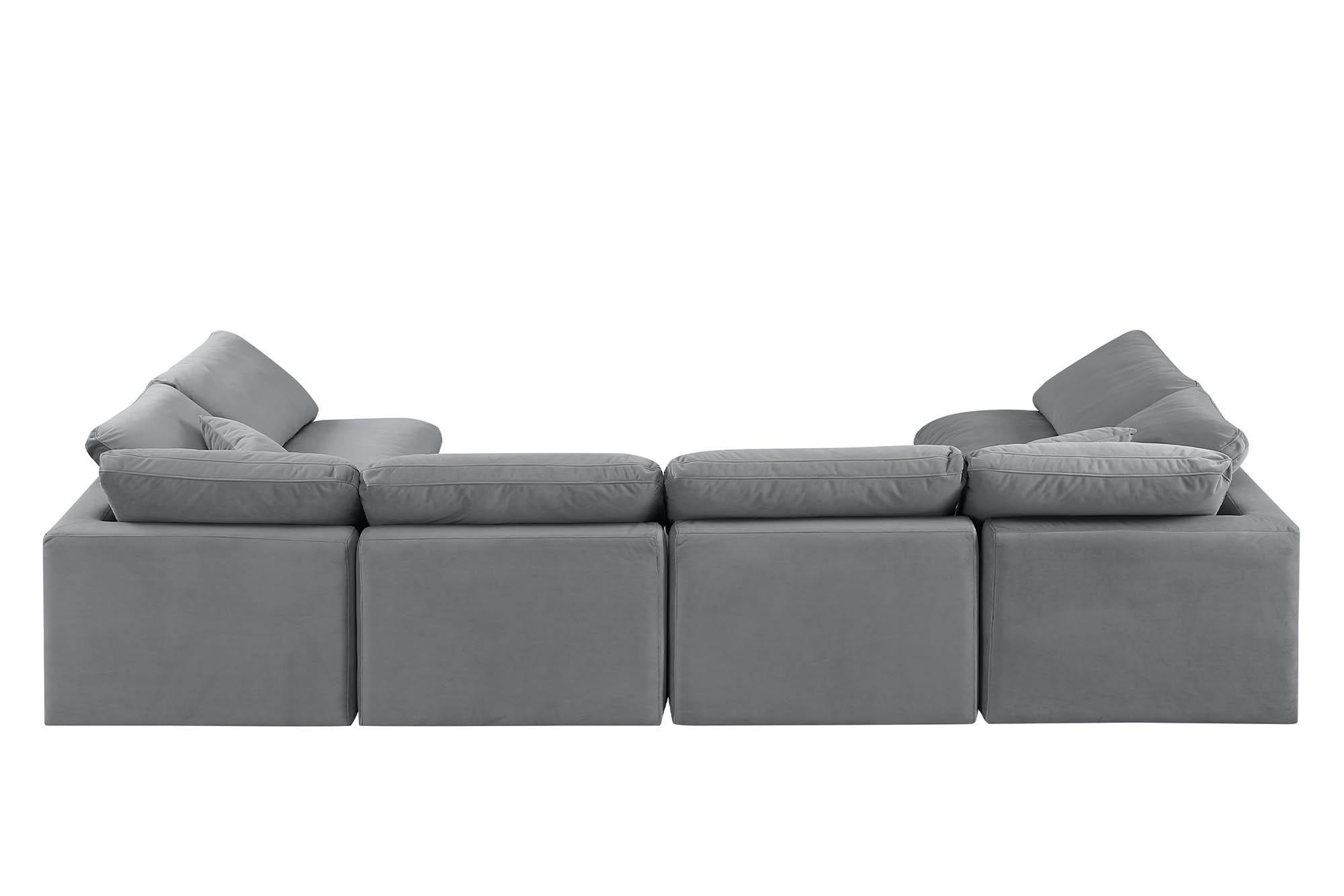 

    
147Grey-Sec6D Meridian Furniture Modular Sectional Sofa
