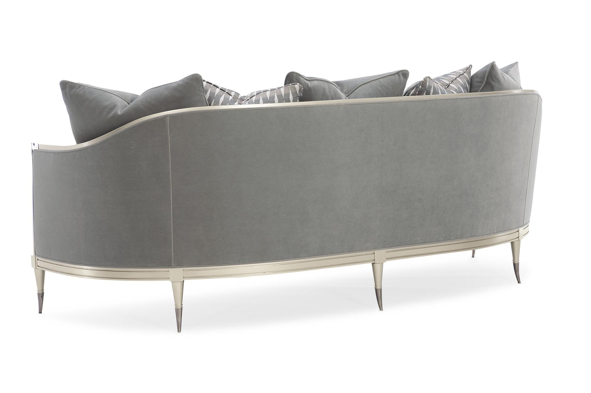 

        
Caracole SPLASH OF FLASH Sofa and Chair Silver/Gray Fabric 662896035117
