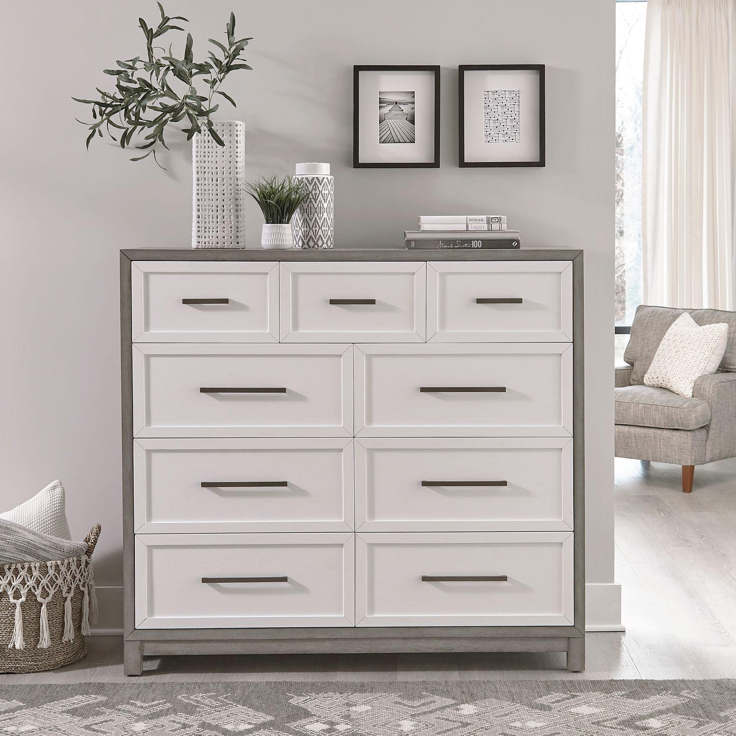 

    
Liberty Furniture Palmetto Heights (499-BR) Chest White/Gray 499-BR32
