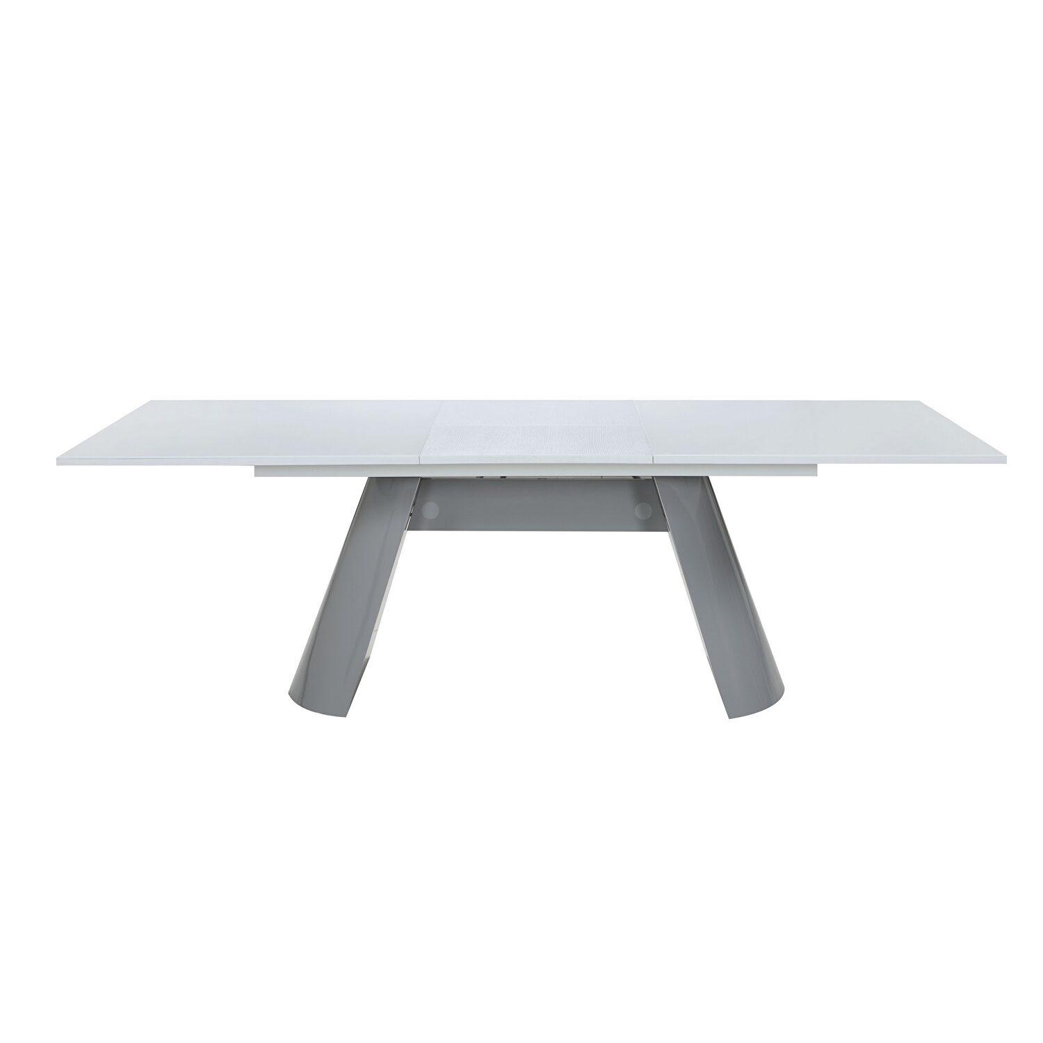

    
Global Furniture USA BEVERLY HILLS Dining Table White/Gray BEVERLY HILLS-DT

