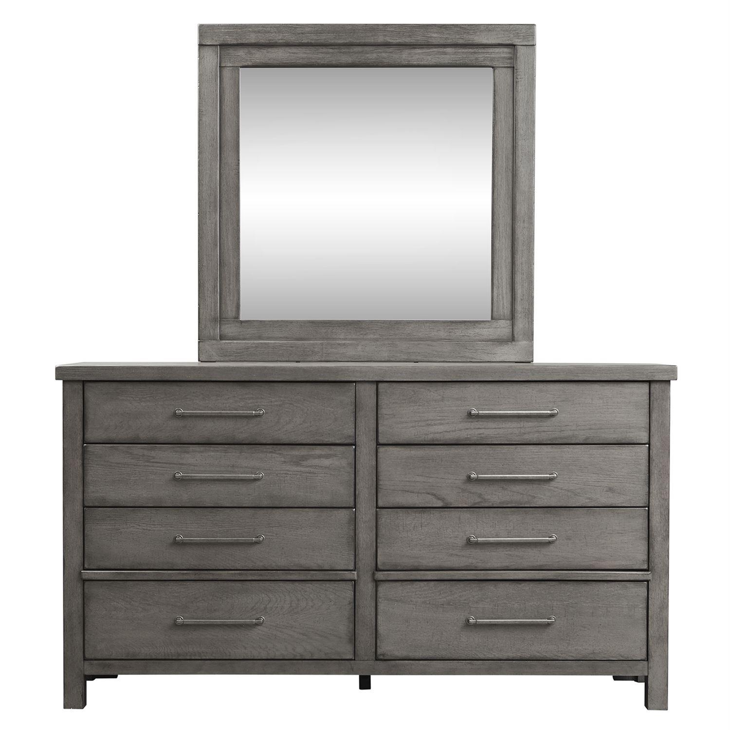 

    
Dusty Charcoal Dresser & Mirror 2Pcs Modern Farmhouse (406-BR) Liberty Furniture
