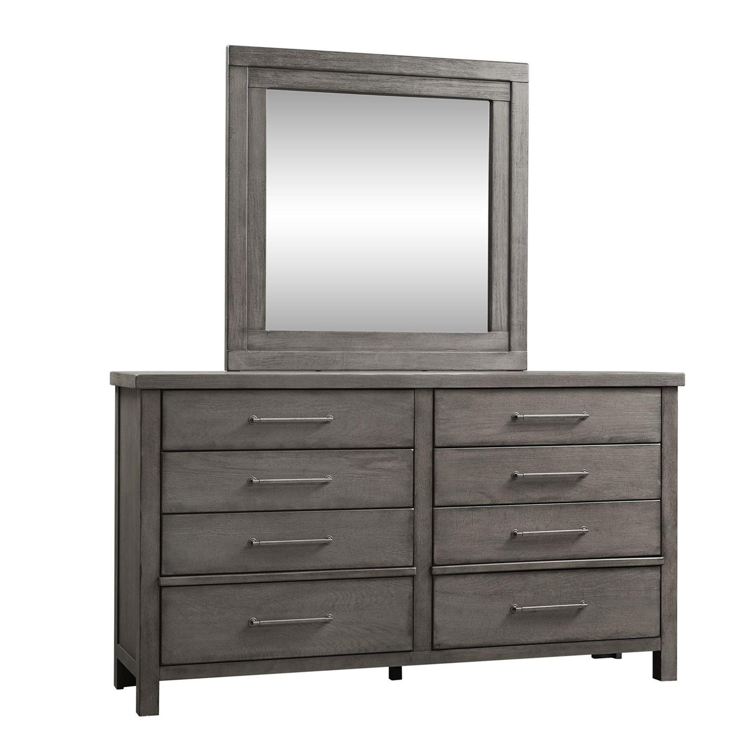 

    
Liberty Furniture Modern Farmhouse  (406-BR) Combo Dresser Dresser With Mirror Gray 406-BR-DM
