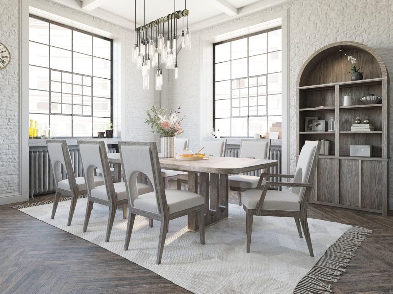 

    
Gray Wood 10Pcs Dining Room Set by A.R.T. Furniture Vault
