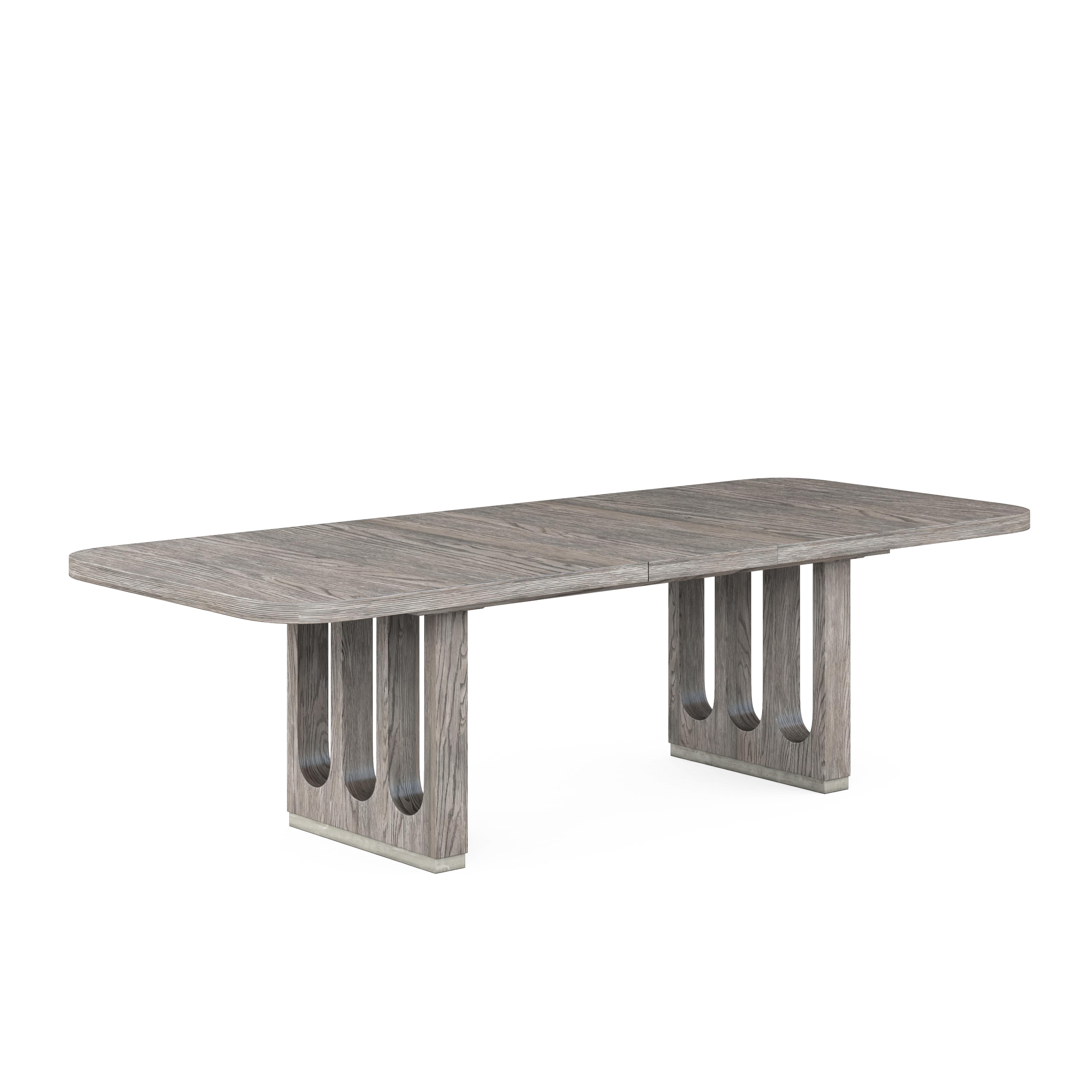 

    
Gray Wood Dining Room Table by A.R.T. Furniture Vault
