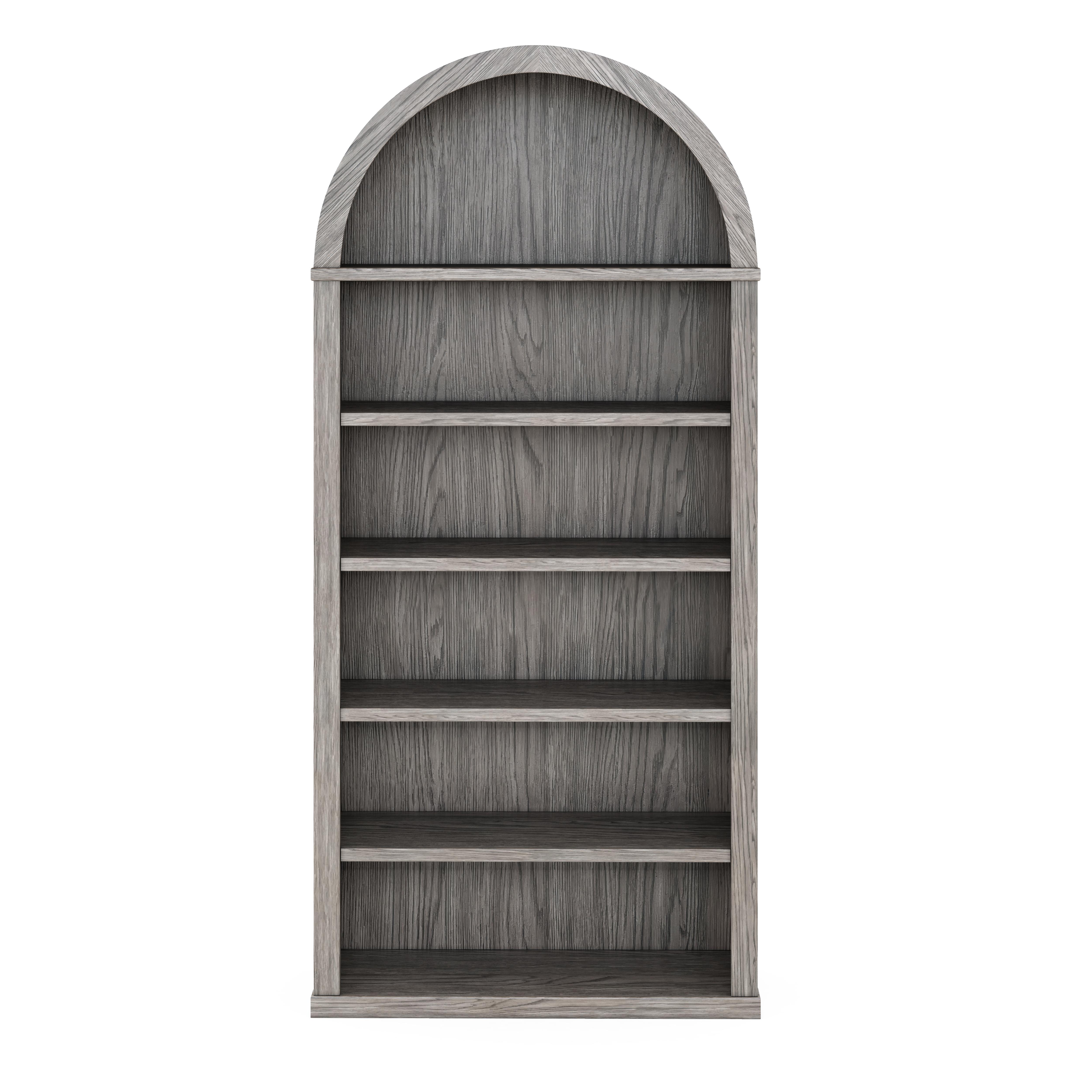 Modern, Casual Bookcase Vault 285401-2354 in Gray 