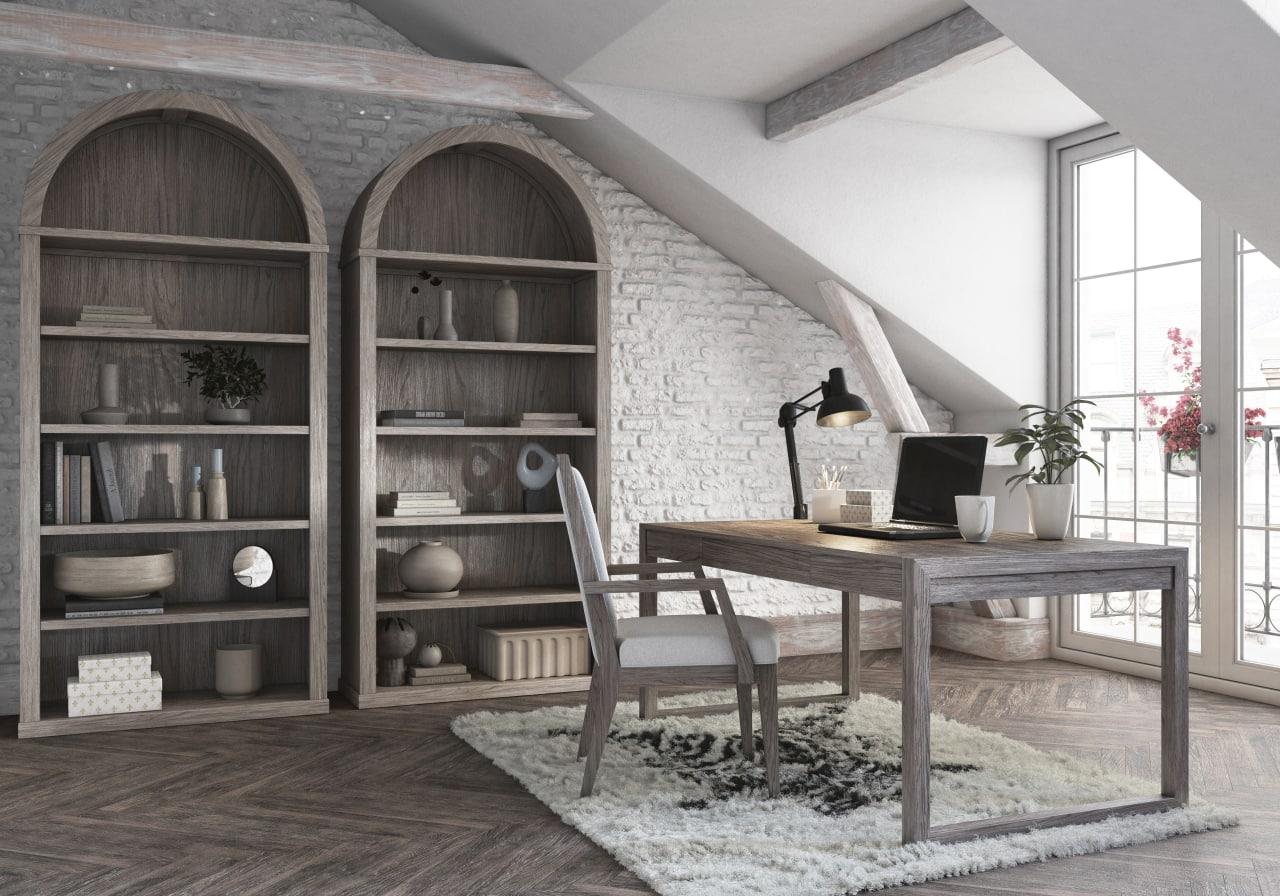 

    
Gray Wood Home Office Furniture Set by A.R.T. Furniture Vault
