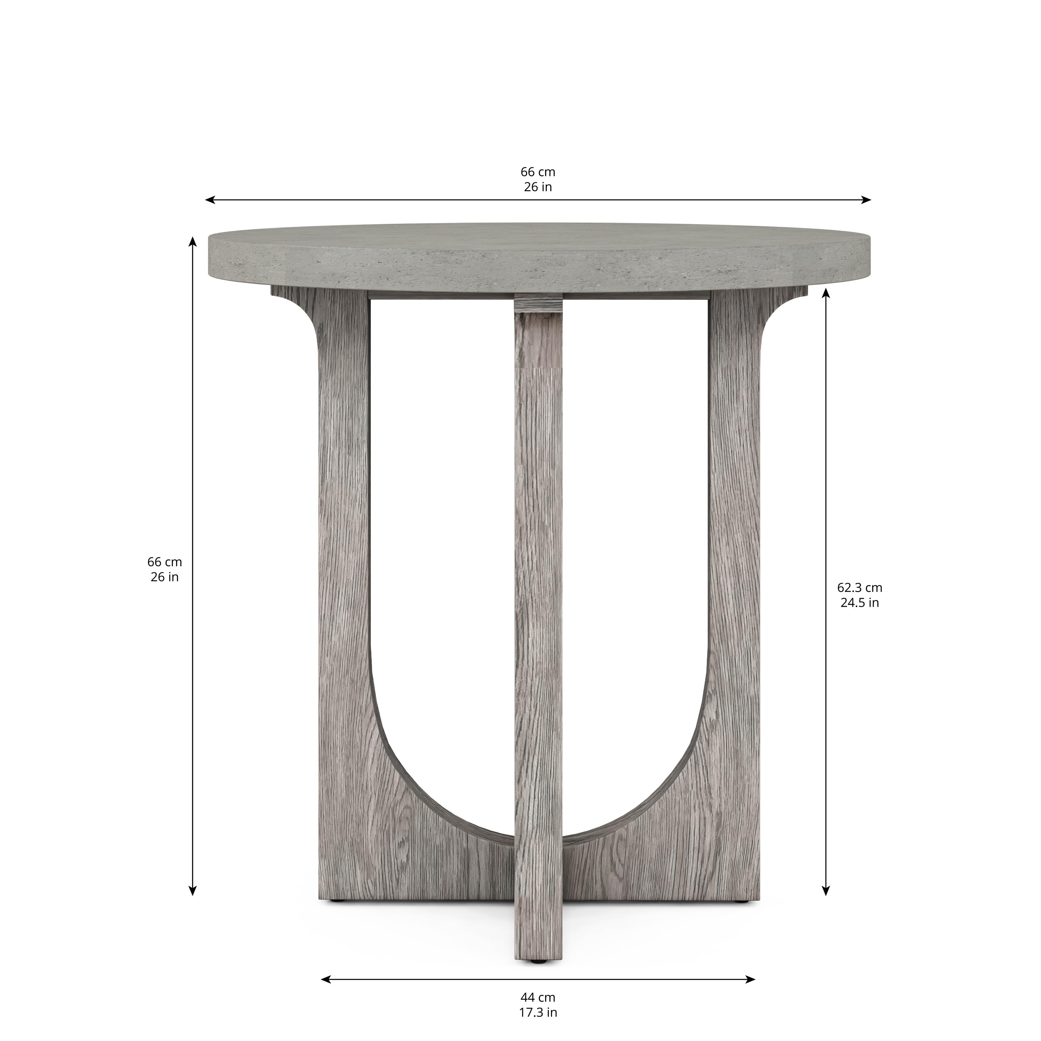 

    
a.r.t. furniture Vault Chairside Table Gray 285303-2354
