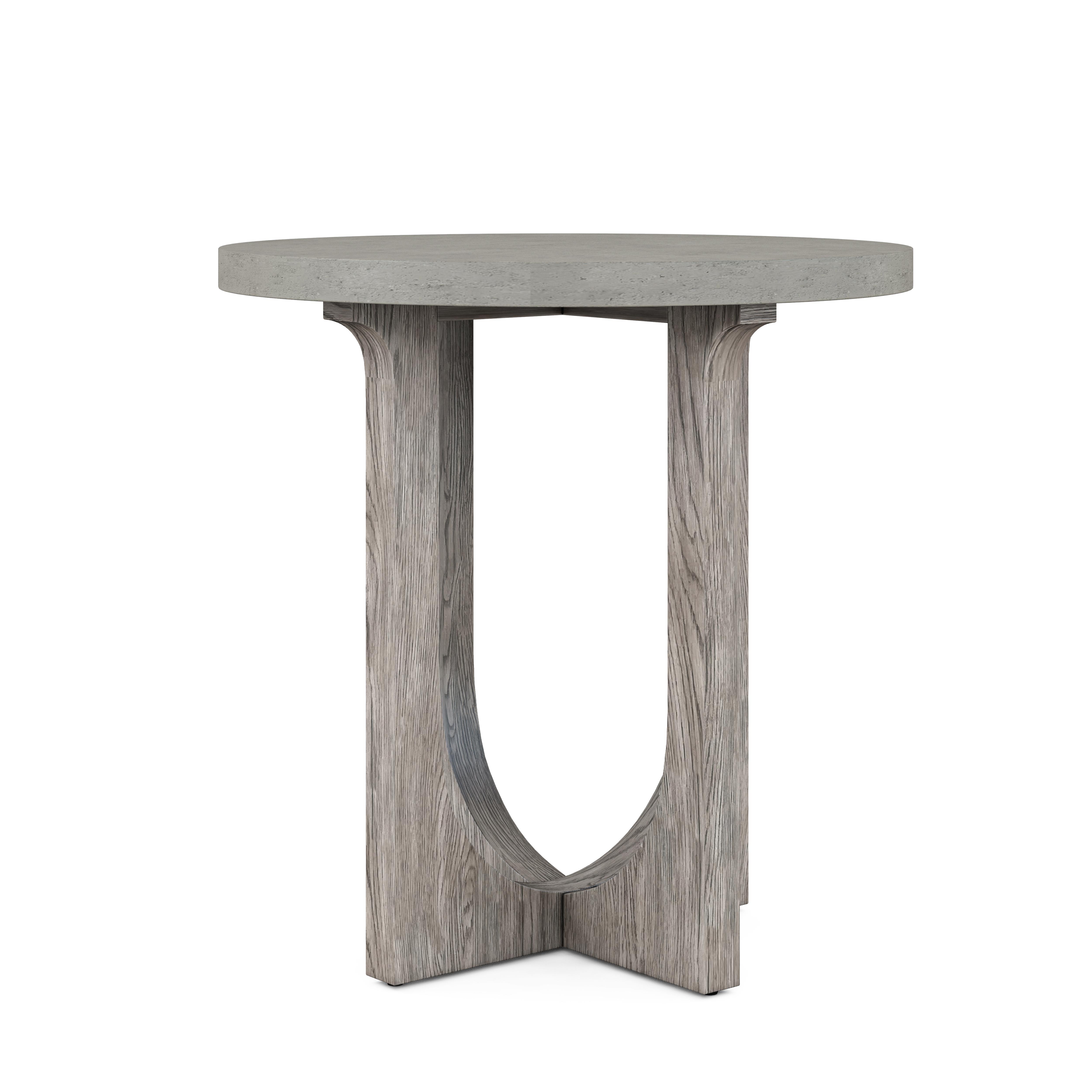 Modern, Casual Chairside Table Vault 285303-2354 in Gray 