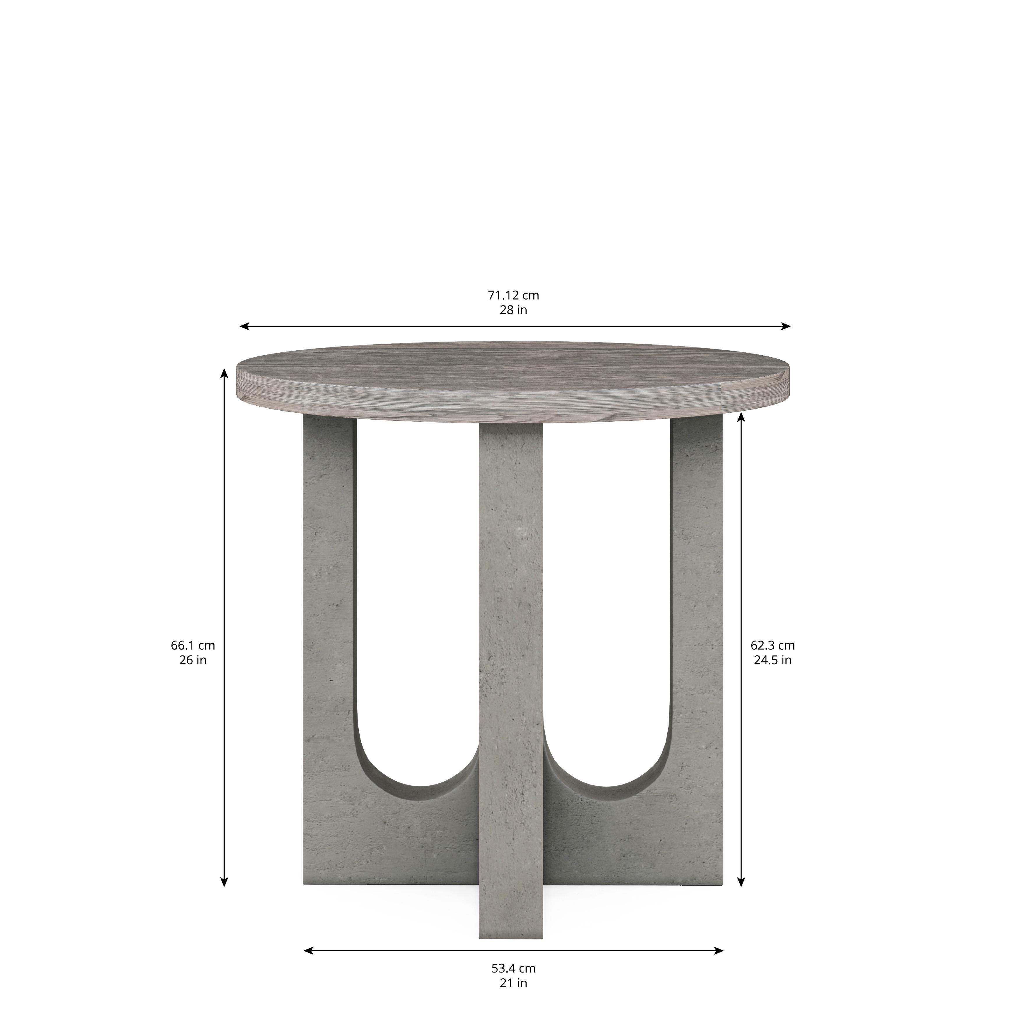 

    
a.r.t. furniture Vault End Table Gray 285383-2340
