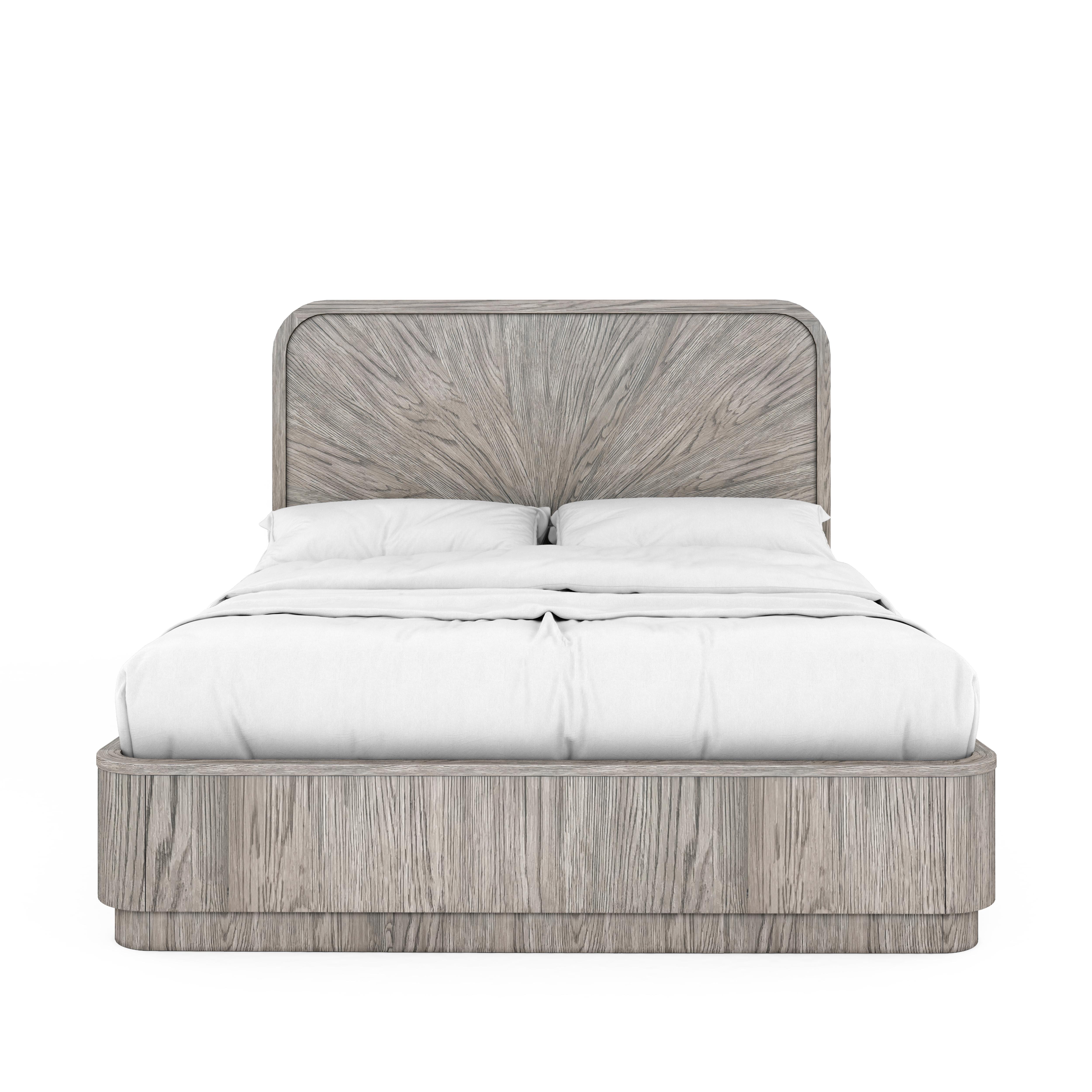 

    
Gray Wood King Size Panel Bed by A.R.T. Furniture Vault
