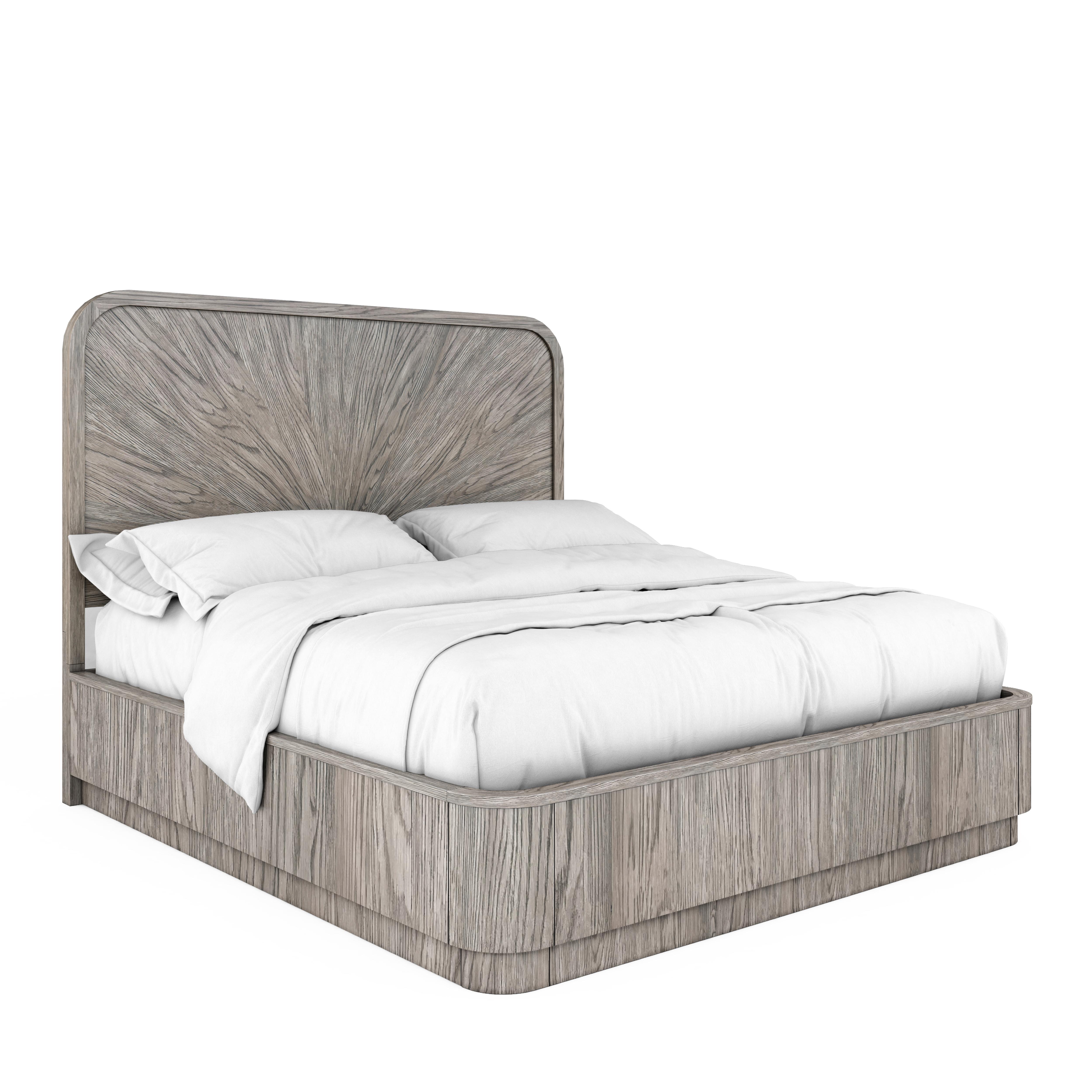 

    
Gray Wood C. King Size Panel Bed by A.R.T. Furniture Vault
