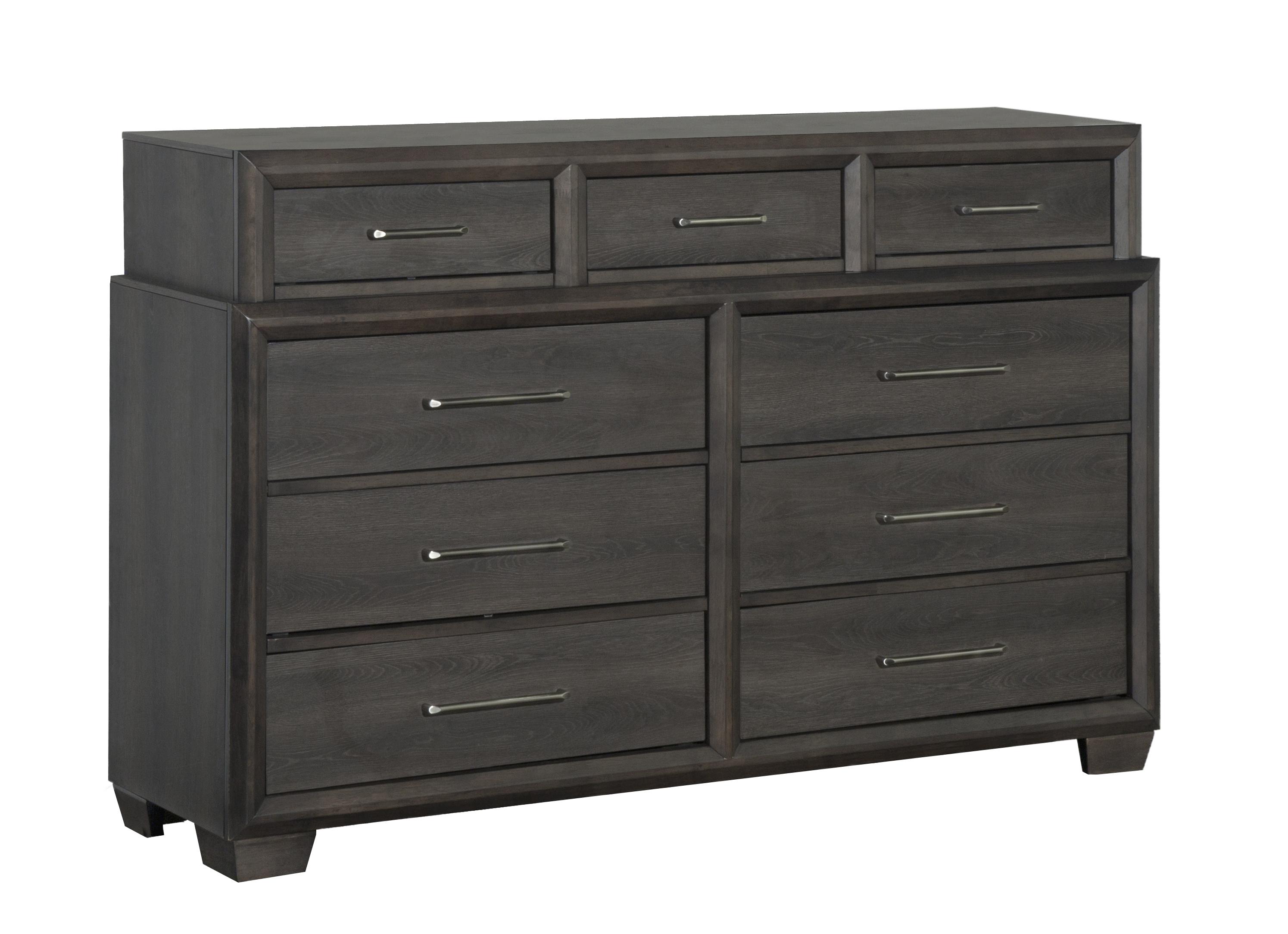 

                    
Bernards Furniture Lombard Dresser With Mirror Gray/Brown  Purchase 
