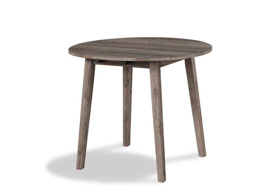 

    
Grayish Brown Round Dining Table by Crown Mark Rylan 1212T-3636
