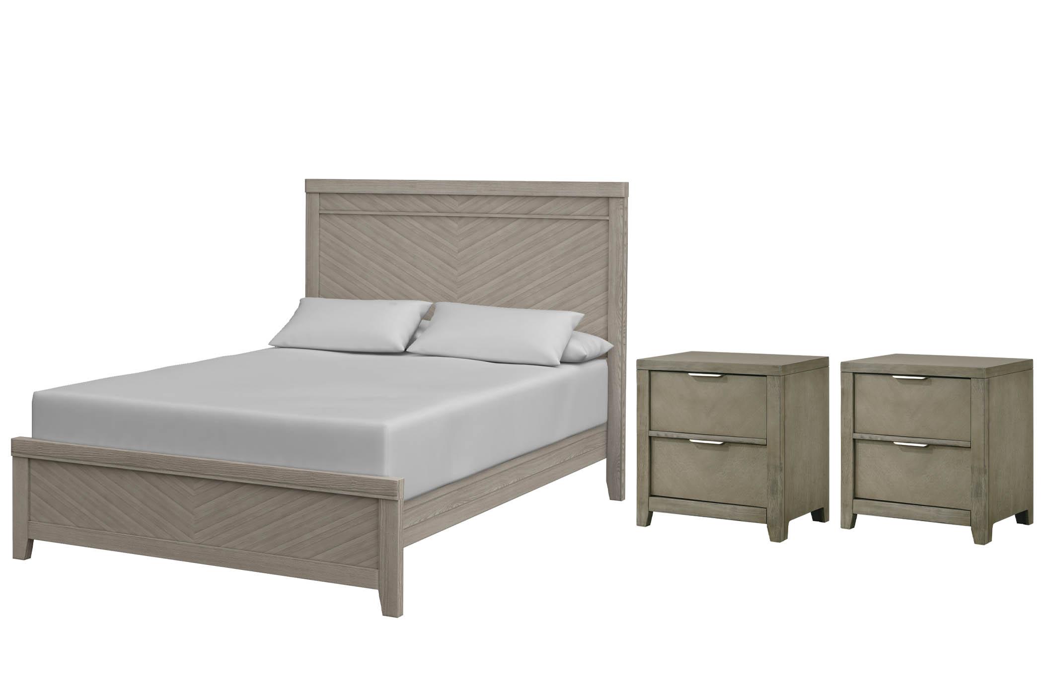 

        
7089391914106Sand Gray Panel Queen Bed Set 6Pcs FRESNO 1914-105 Bernards Modern Contemporary
