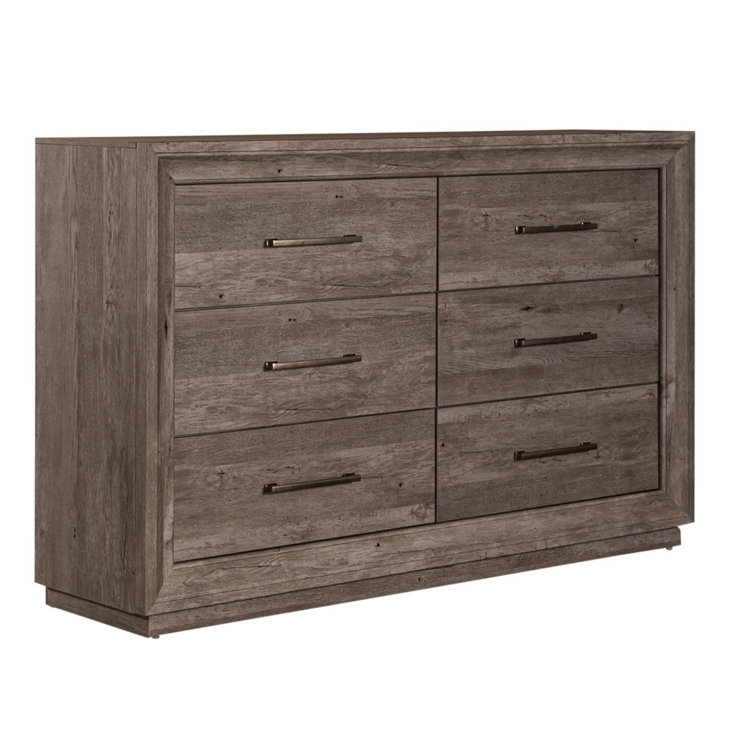

    
Graystone Finish 6 Drawer Dresser Horizons (272-BR) Liberty Furniture

