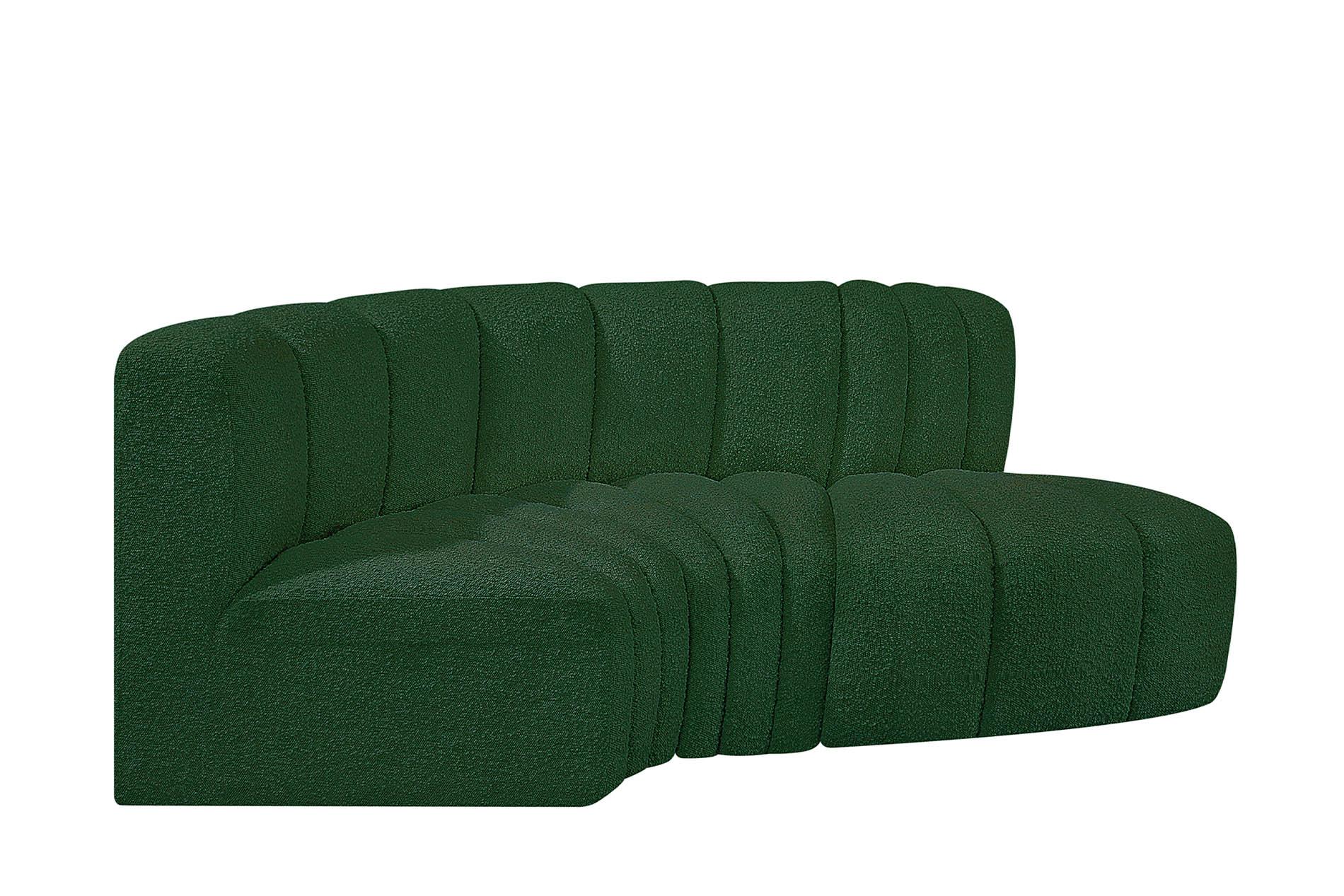 Contemporary, Modern Modular Sectional Sofa ARC 102Green-S3D 102Green-S3D in Green 