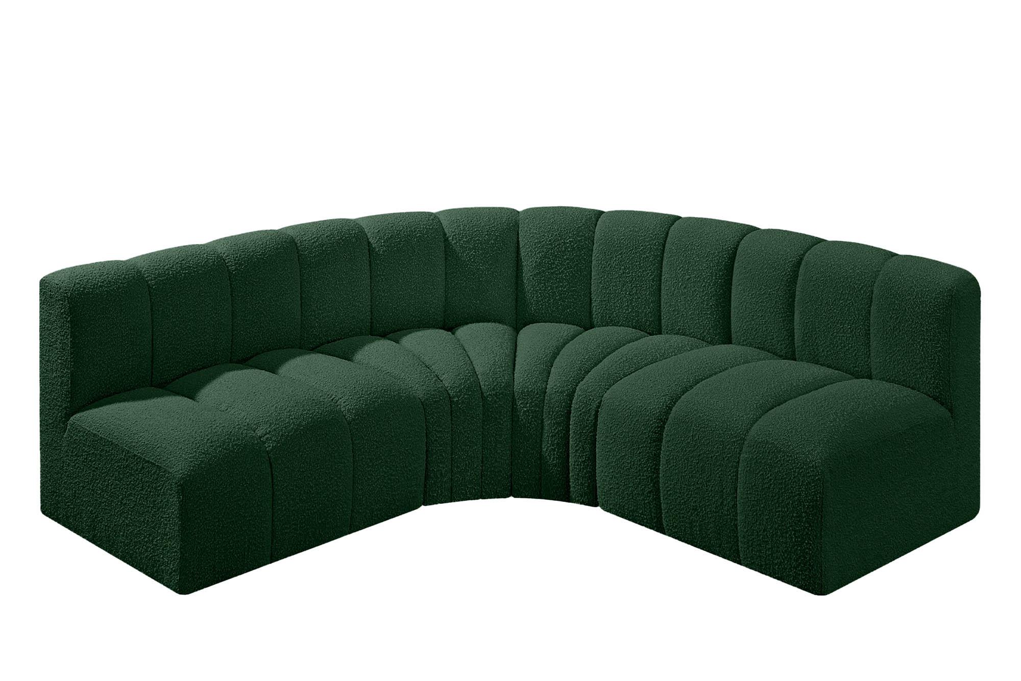 

    
Meridian Furniture ARC 102Green-S4B Modular Sectional Sofa Green 102Green-S4B
