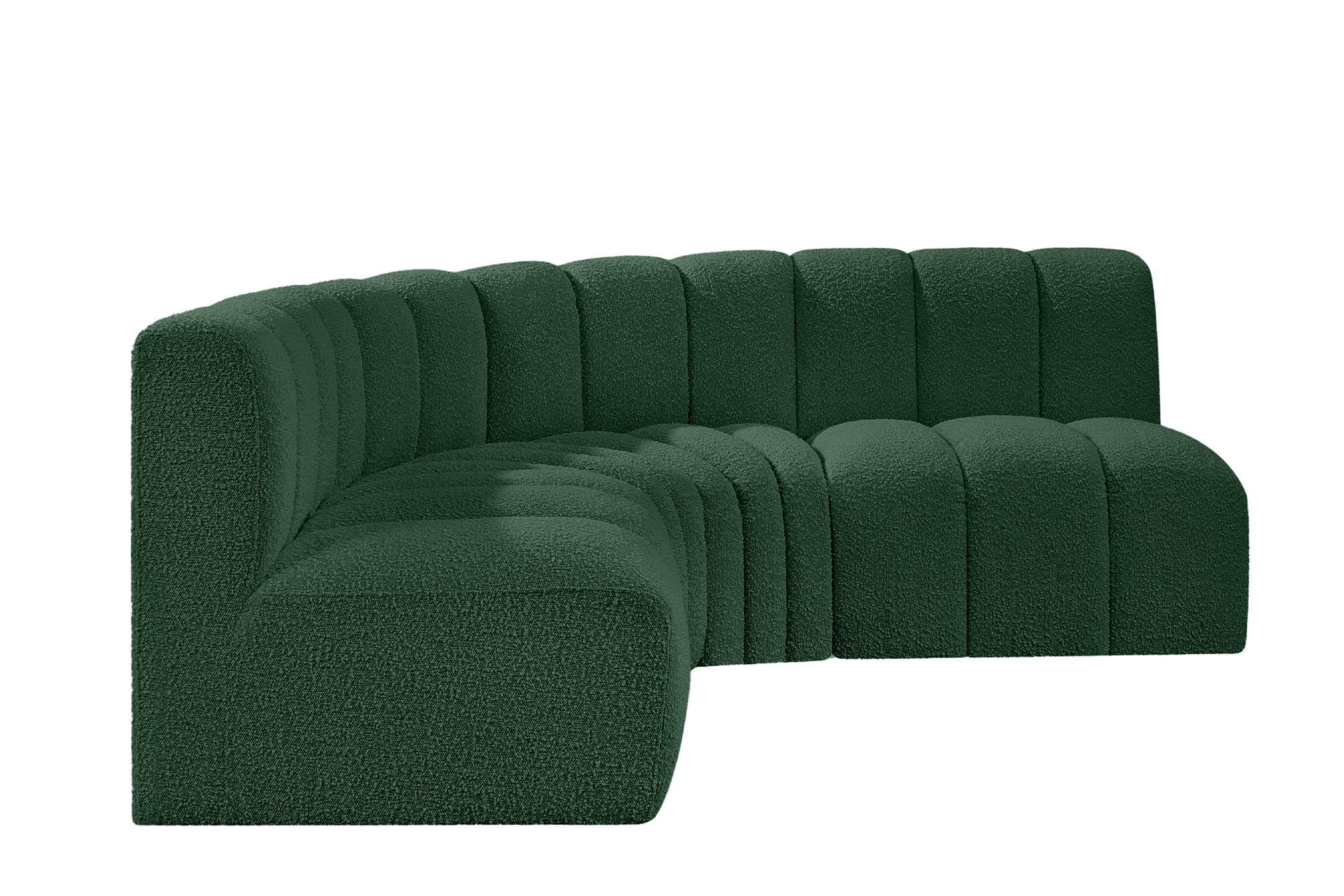 

    
102Green-S4B Meridian Furniture Modular Sectional Sofa
