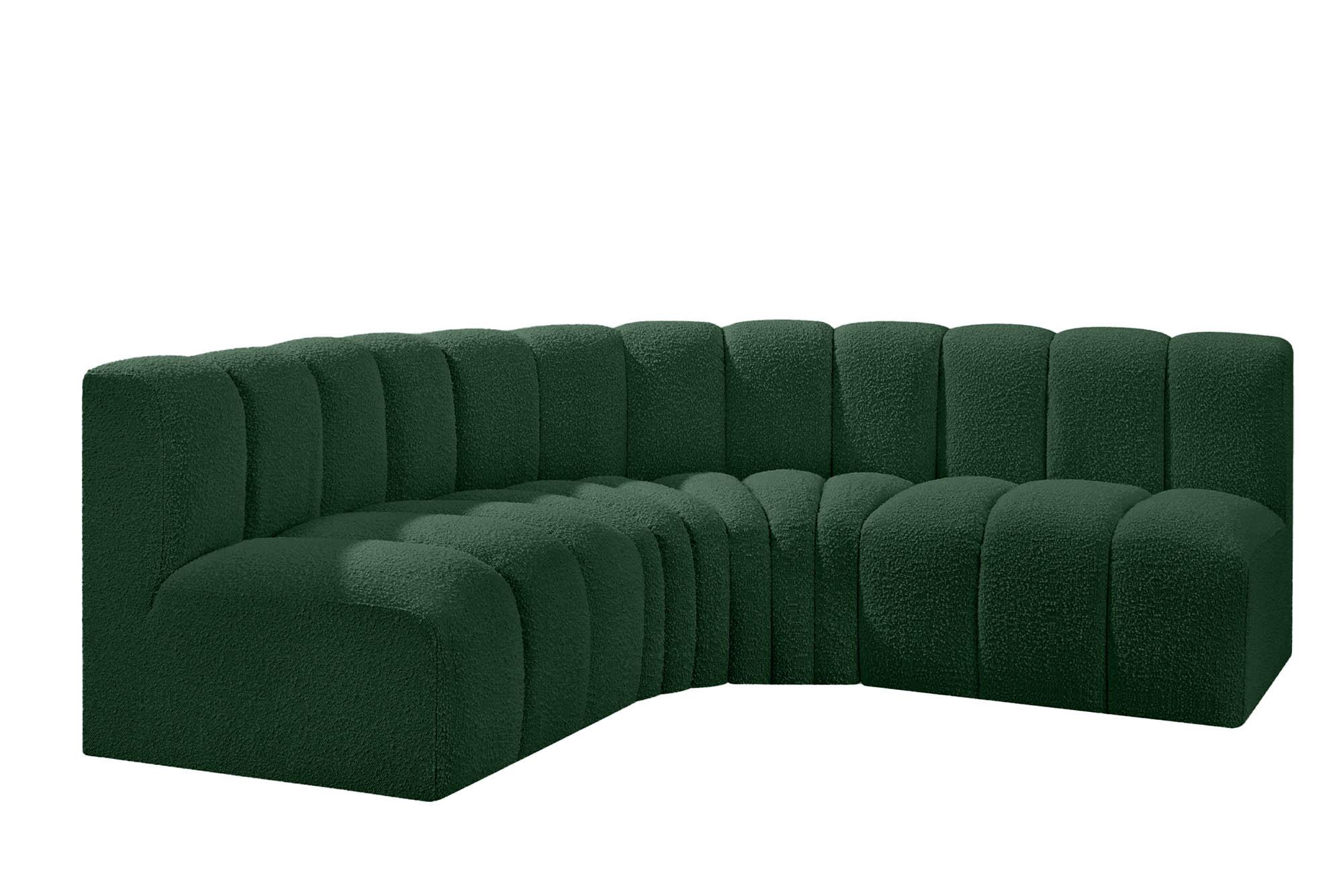 

        
Meridian Furniture ARC 102Green-S4B Modular Sectional Sofa Green Boucle 094308297545

