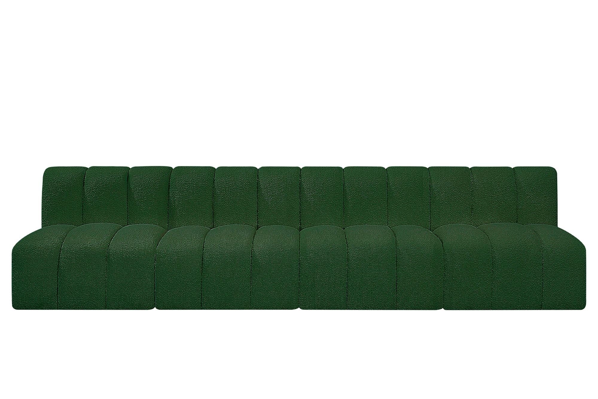 

        
Meridian Furniture ARC 102Green-S4E Modular Sectional Sofa Green Boucle 094308297576
