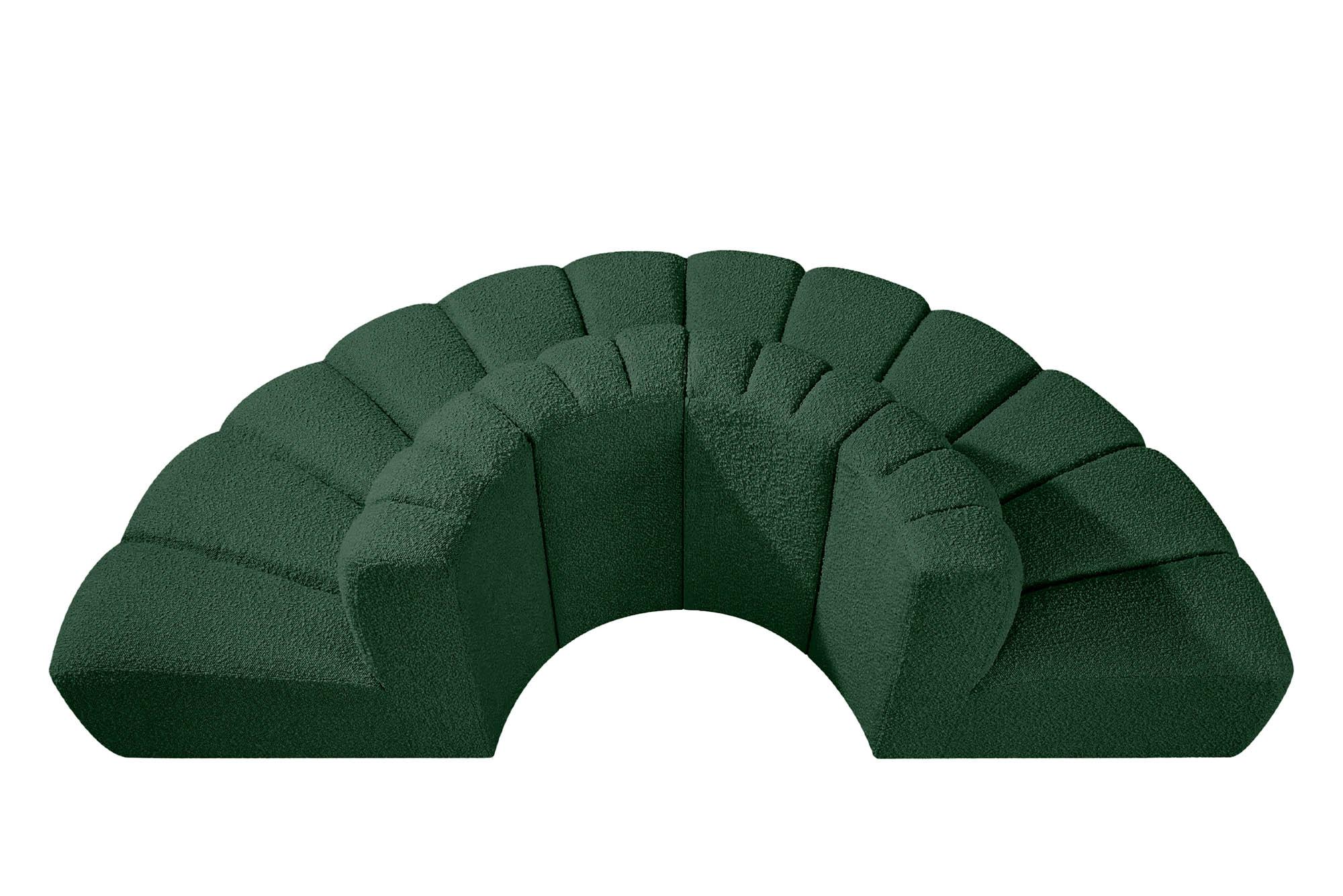 

        
Meridian Furniture ARC 102Green-S4G Modular Sectional Sofa Green Boucle 094308297590
