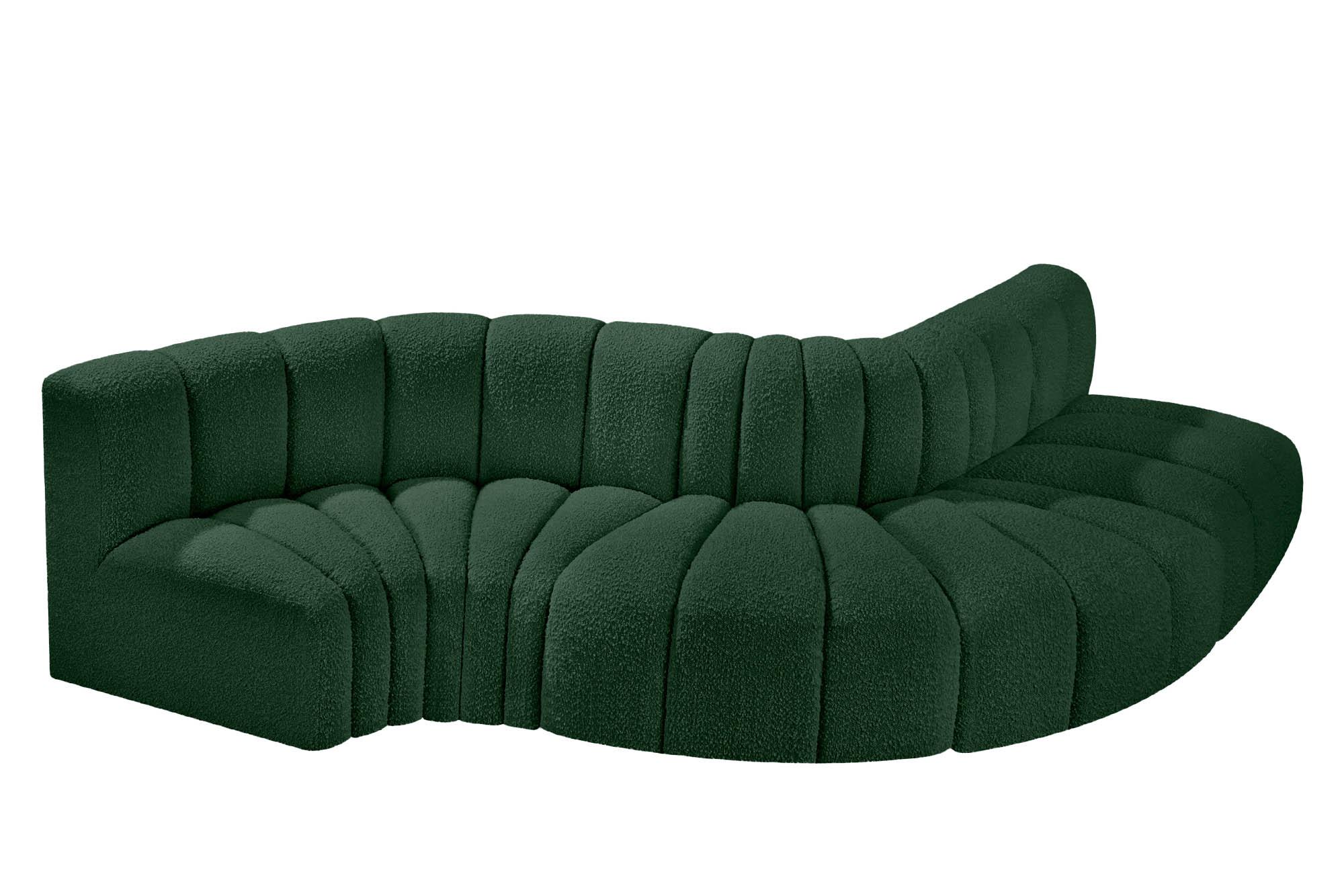 

        
Meridian Furniture ARC 102Green-S5B Modular Sectional Sofa Green Boucle 094308297613
