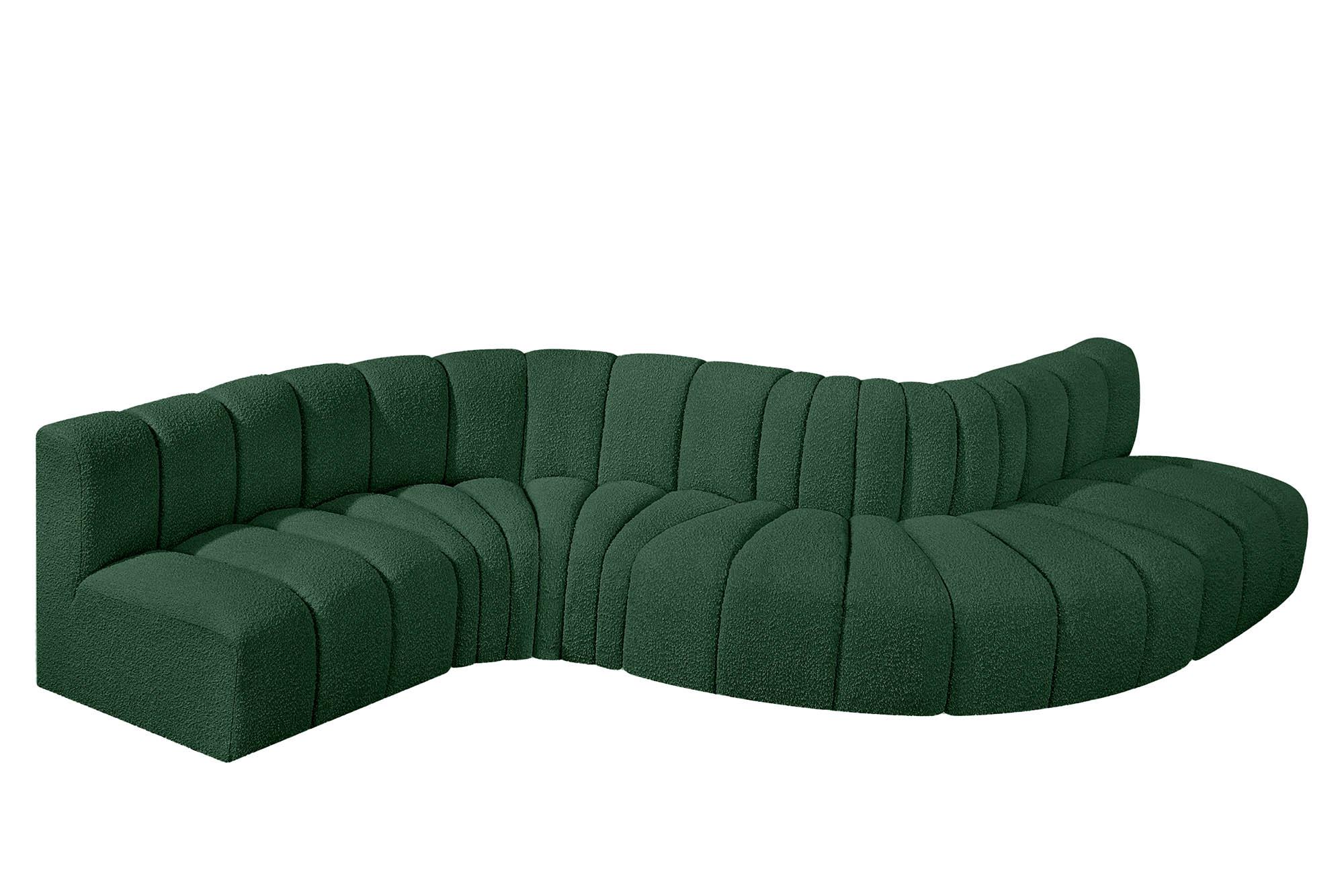 

        
Meridian Furniture ARC 102Green-S6A Modular Sectional Sofa Green Boucle 094308297637

