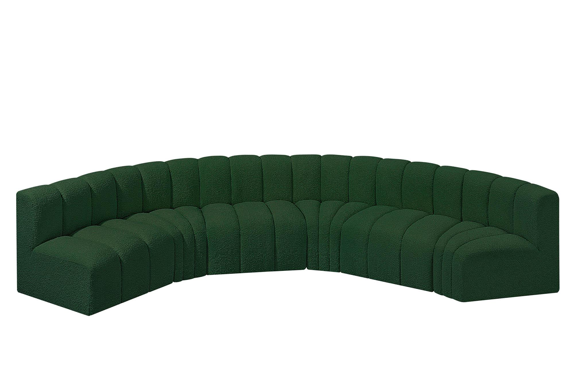 

        
Meridian Furniture ARC 102Green-S6B Modular Sectional Sofa Green Boucle 094308297644
