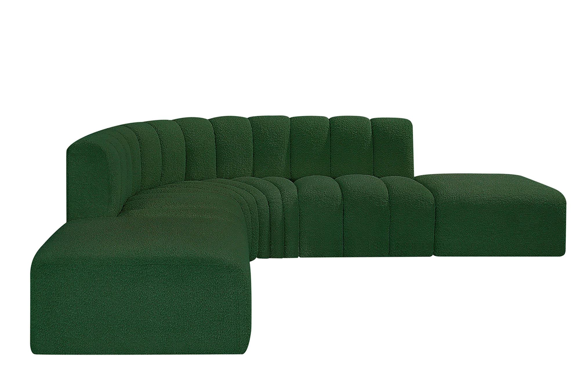 

        
Meridian Furniture ARC 102Green-S6C Modular Sectional Sofa Green Boucle 094308297651
