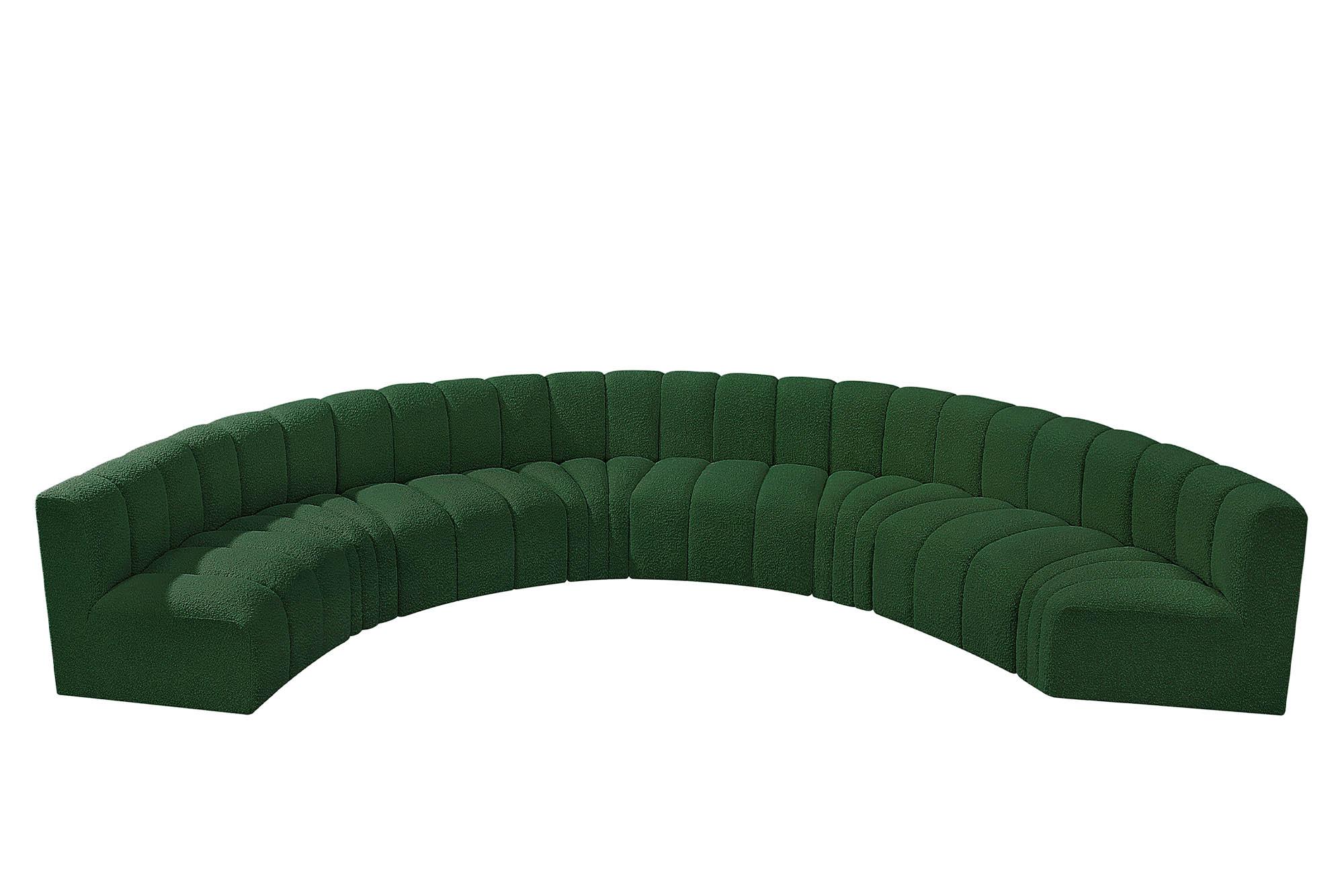 

        
Meridian Furniture ARC 102Green-S8B Modular Sectional Sofa Green Boucle 094308297712
