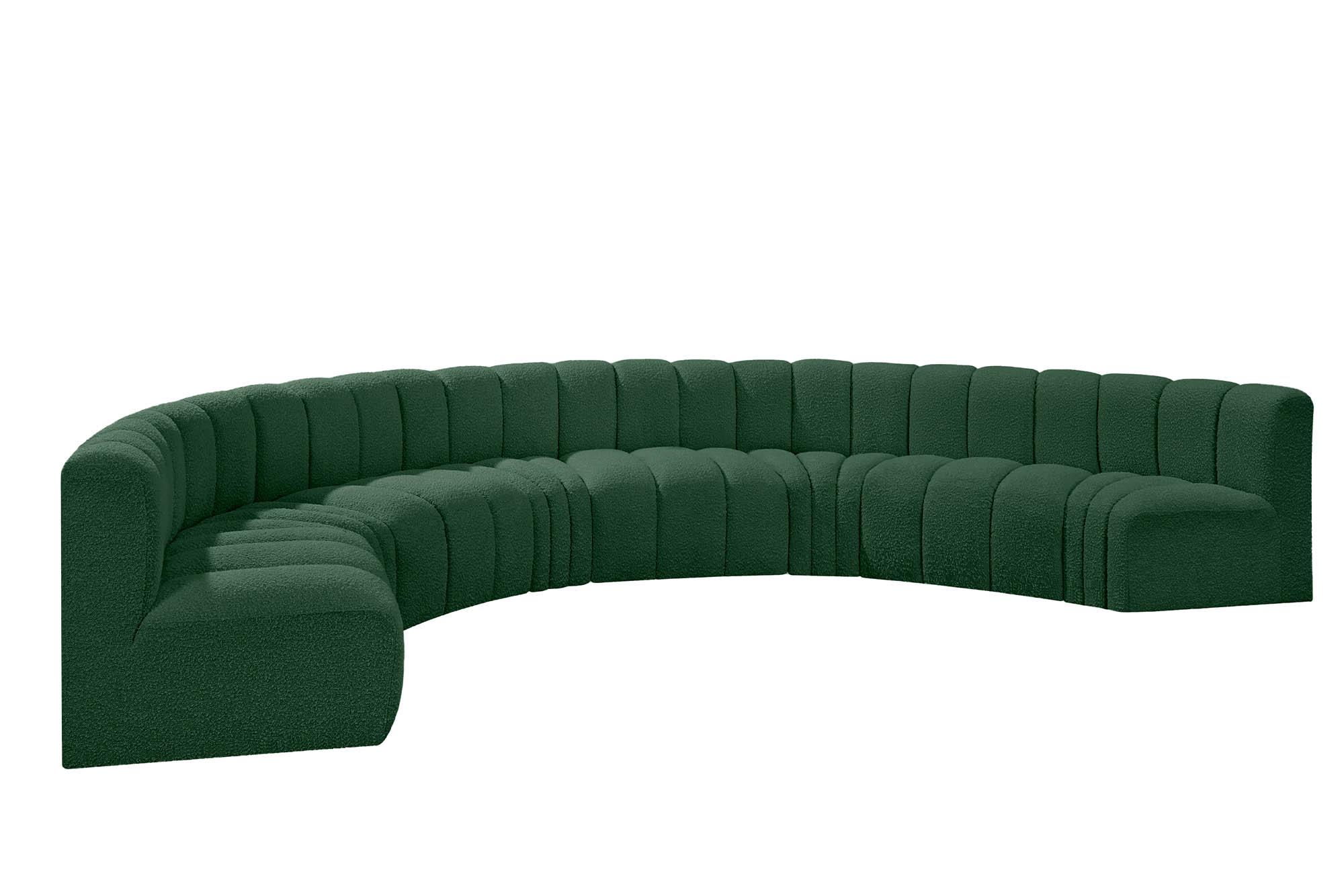 

    
Meridian Furniture ARC 102Green-S8B Modular Sectional Sofa Green 102Green-S8B
