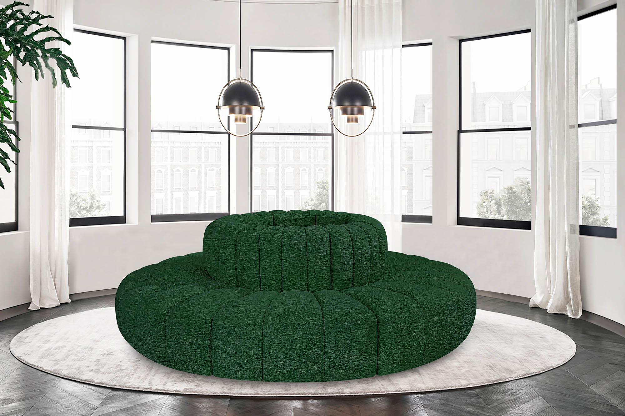 

    
Green Boucle Channel Tufted Modular Sectional ARC 102Green-S8D Meridian Modern
