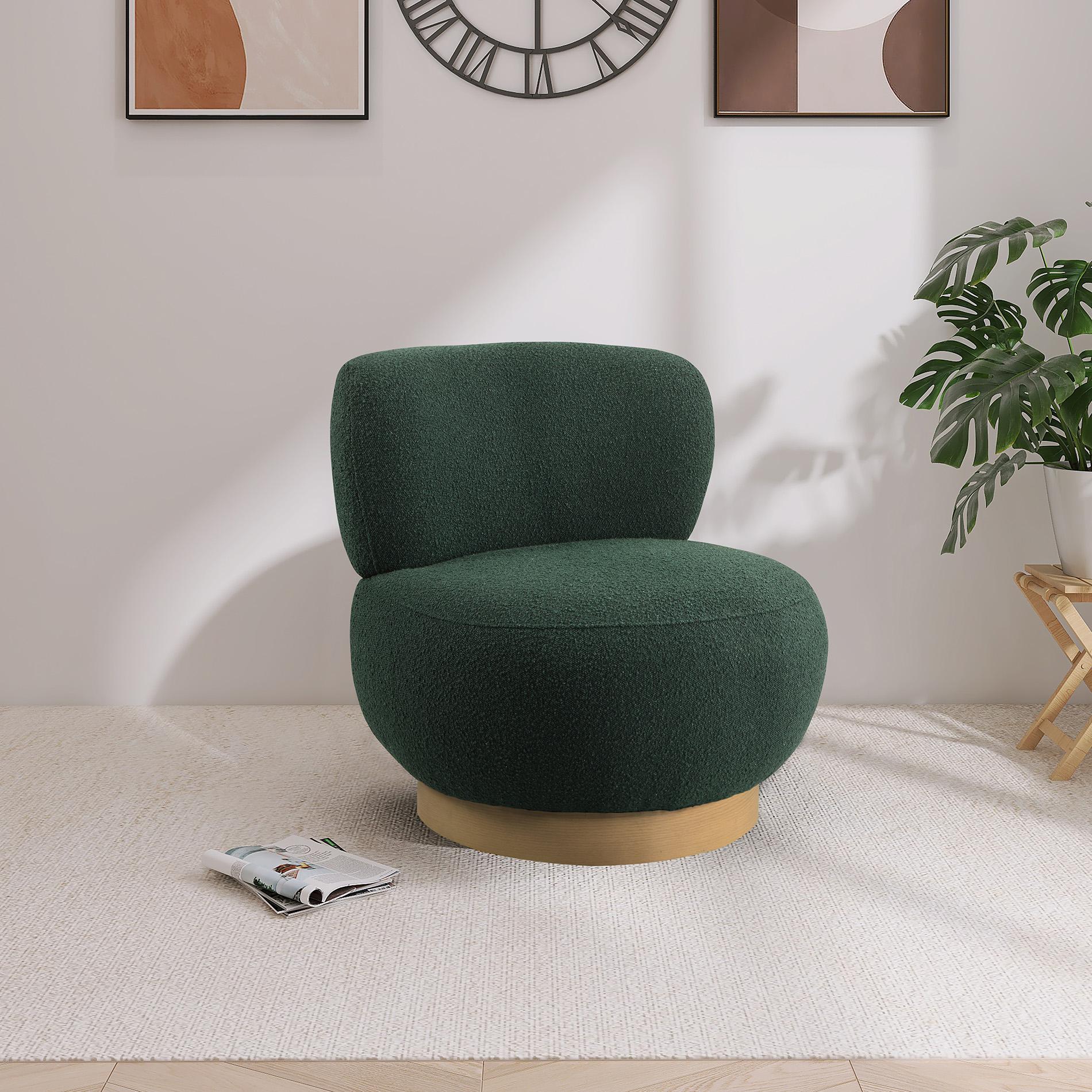 

    
Green Boucle Fabric Accent Chair CALAIS 556Green Meridian Mid-Century Modern
