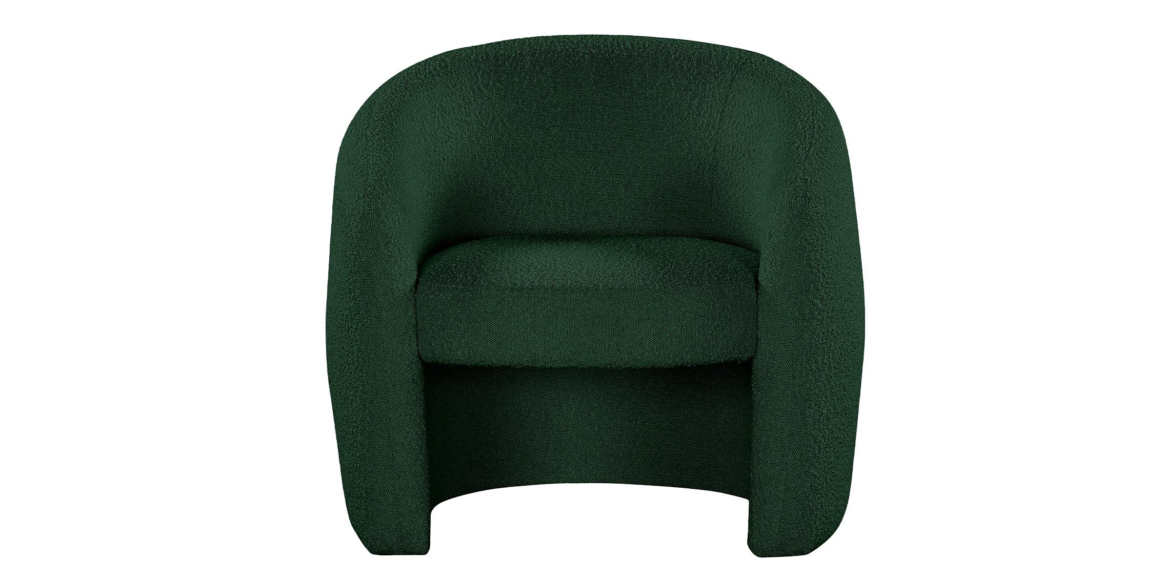 

    
543Green-Set-2 Green Boucle Fabric Accent Chair Set 2Pcs ACADIA 543Green Meridian Contemporary
