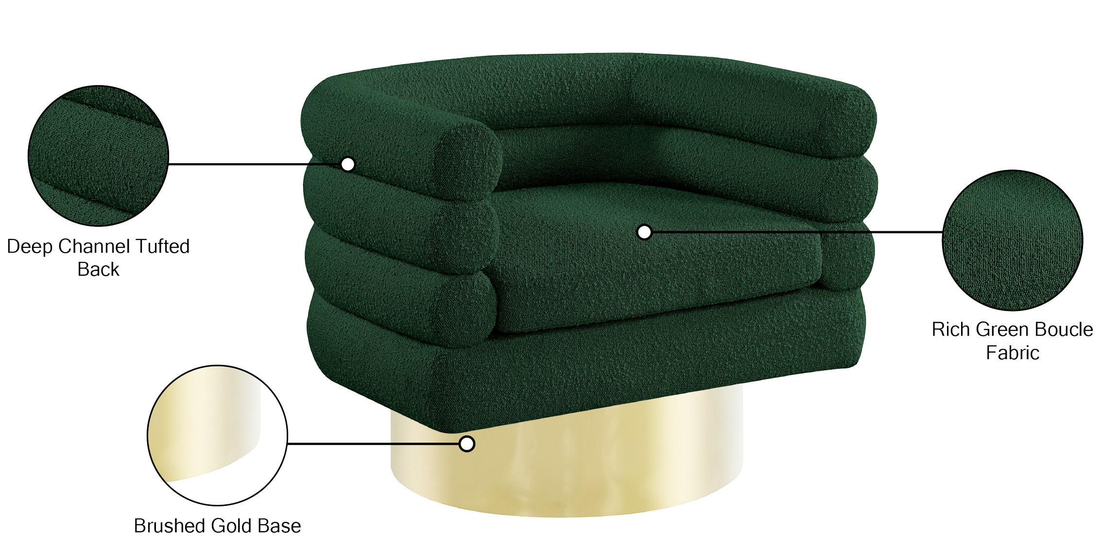 

    
 Order  Green Boucle Fabric Accent Chair Set 2Pcs TESSA 544Green Meridian Modern
