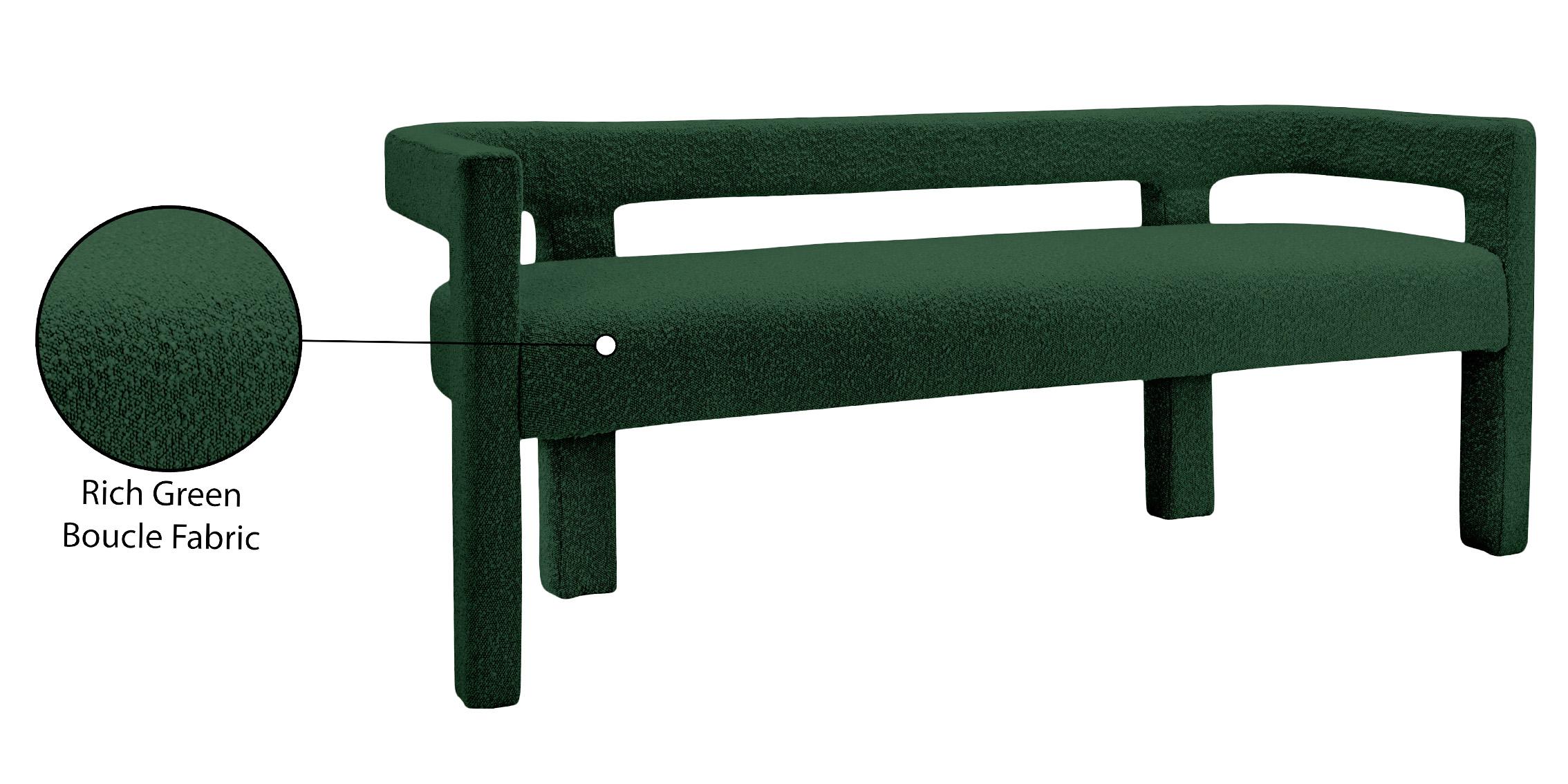 

        
Meridian Furniture ATHENA 865Green Bench Green Boucle Fabric 094308268262
