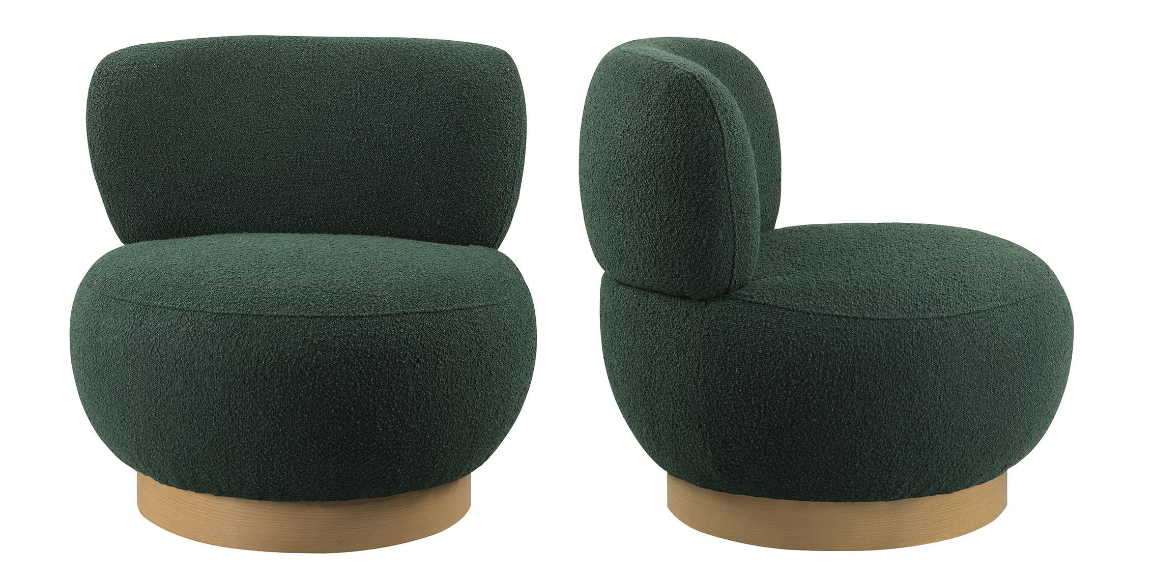 

    
Green Boucle Fabric Chair Set 2Pcs CALAIS 556Green Meridian Mid-Century Modern
