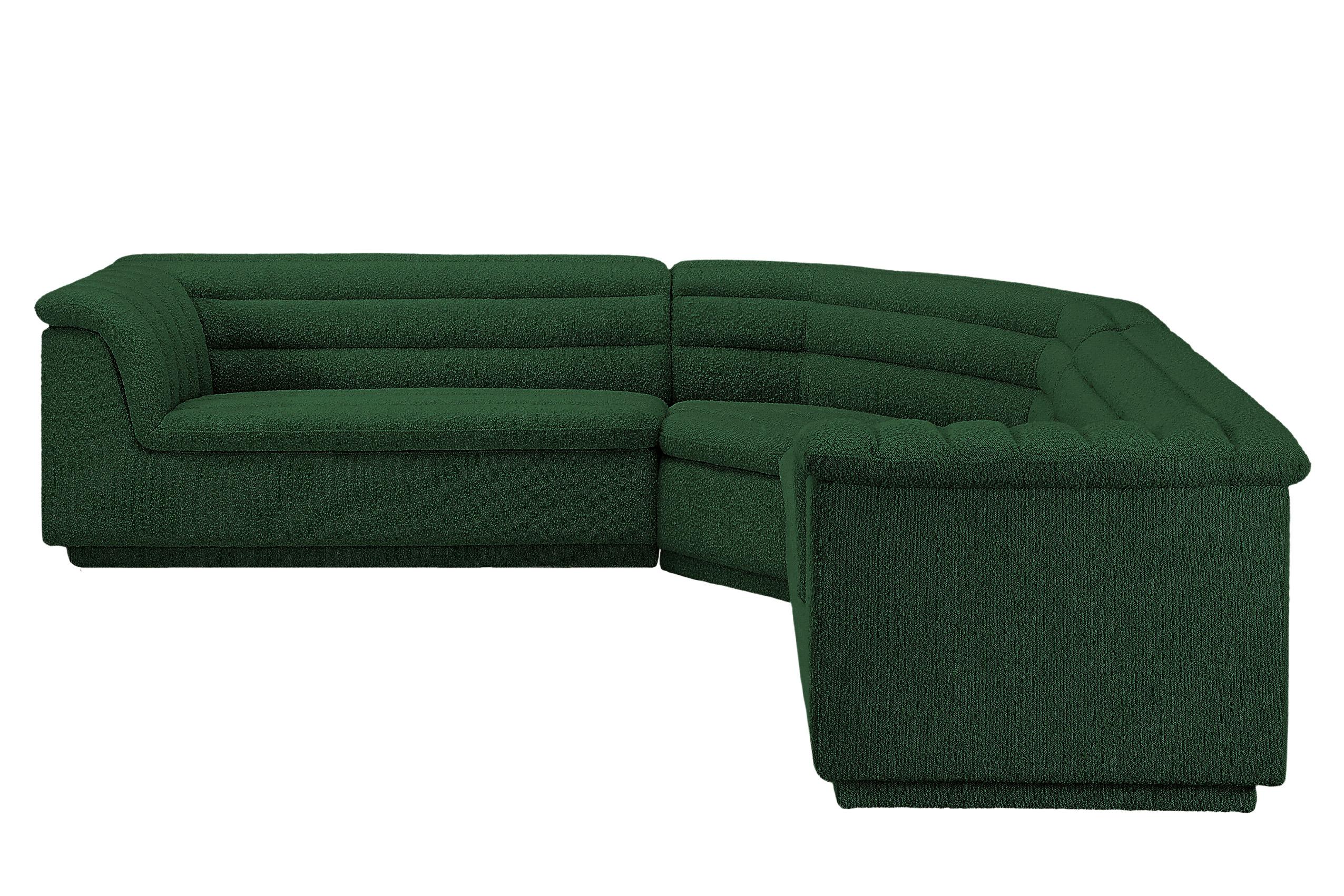 

        
Meridian Furniture CASCADE 193Green-Sectional Modular Sectional Green Boucle 94308304694
