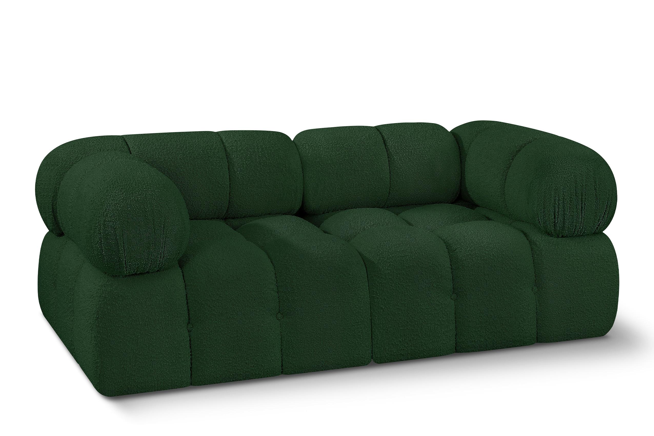 Contemporary, Modern Modular Sofa AMES 611Green-S68A 611Green-S68A in Green 