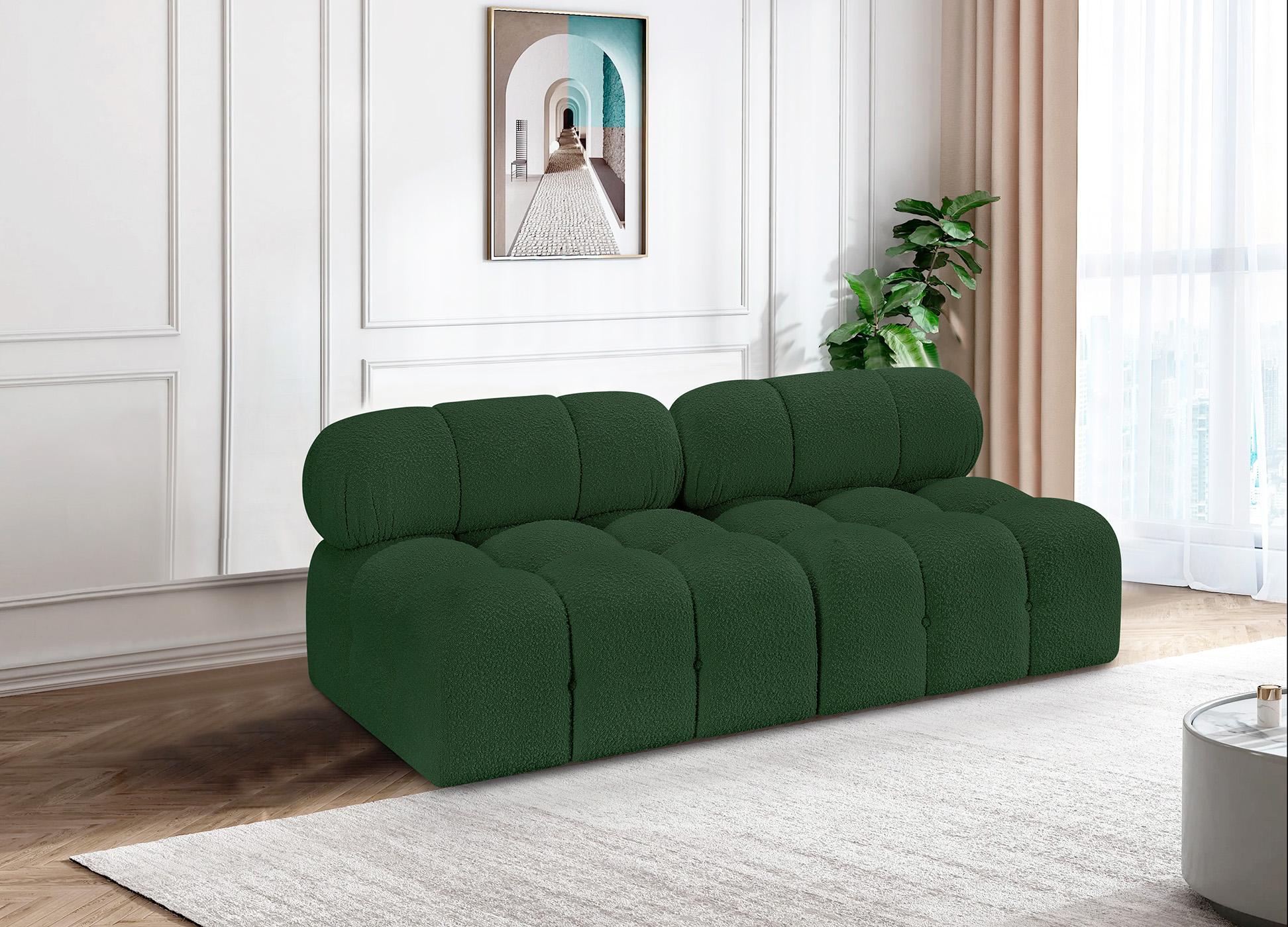 

    
Green Boucle Modular Sofa AMES 611Green-S68B Meridian Modern Contemporary
