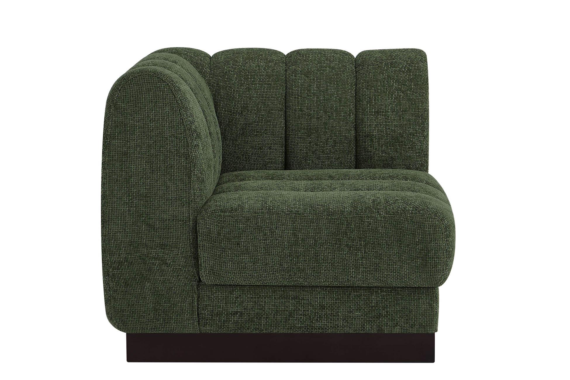 

    
124Green-Corner Meridian Furniture Corner chair
