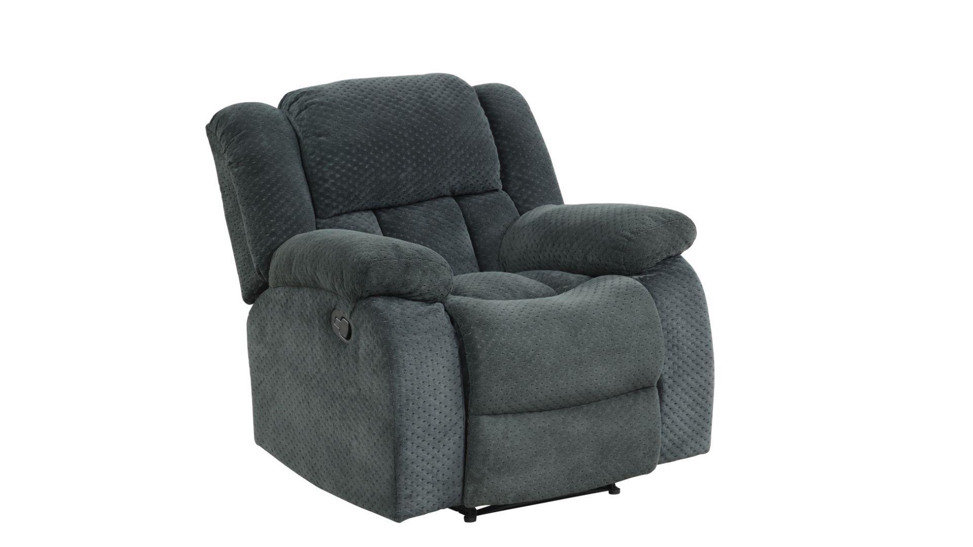 

    
Green Chenille Manual Recliner Chair Set 2Pcs ARMADA Galaxy Home Contemporary
