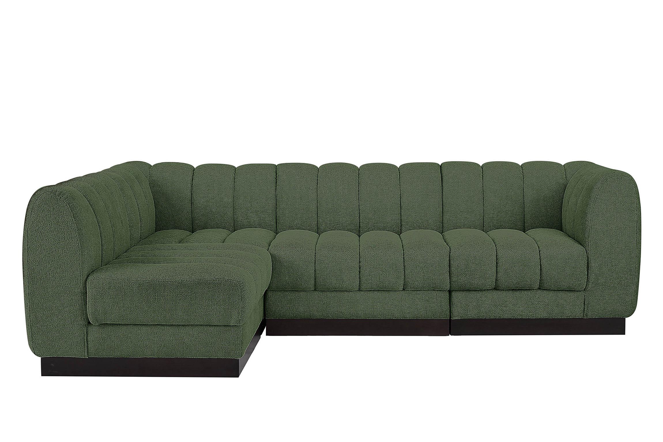 

        
Meridian Furniture QUINN 124Green-Sec4A Modular Sectional Green Chenille 094308312613
